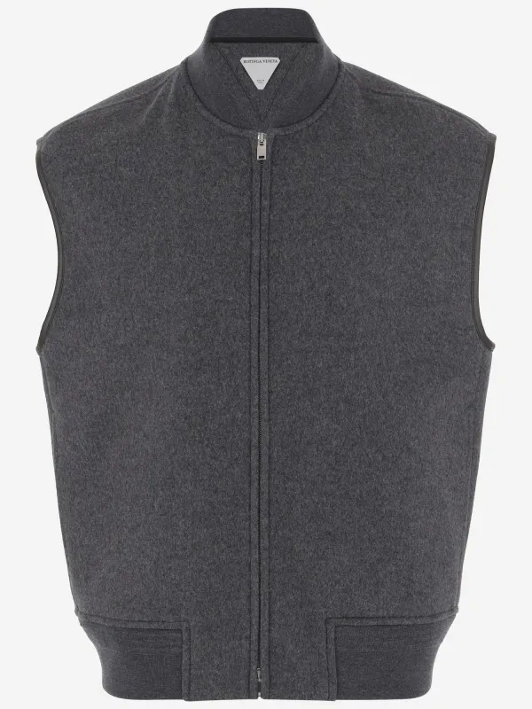 Wool High-Collar Vest made by Bottega Veneta