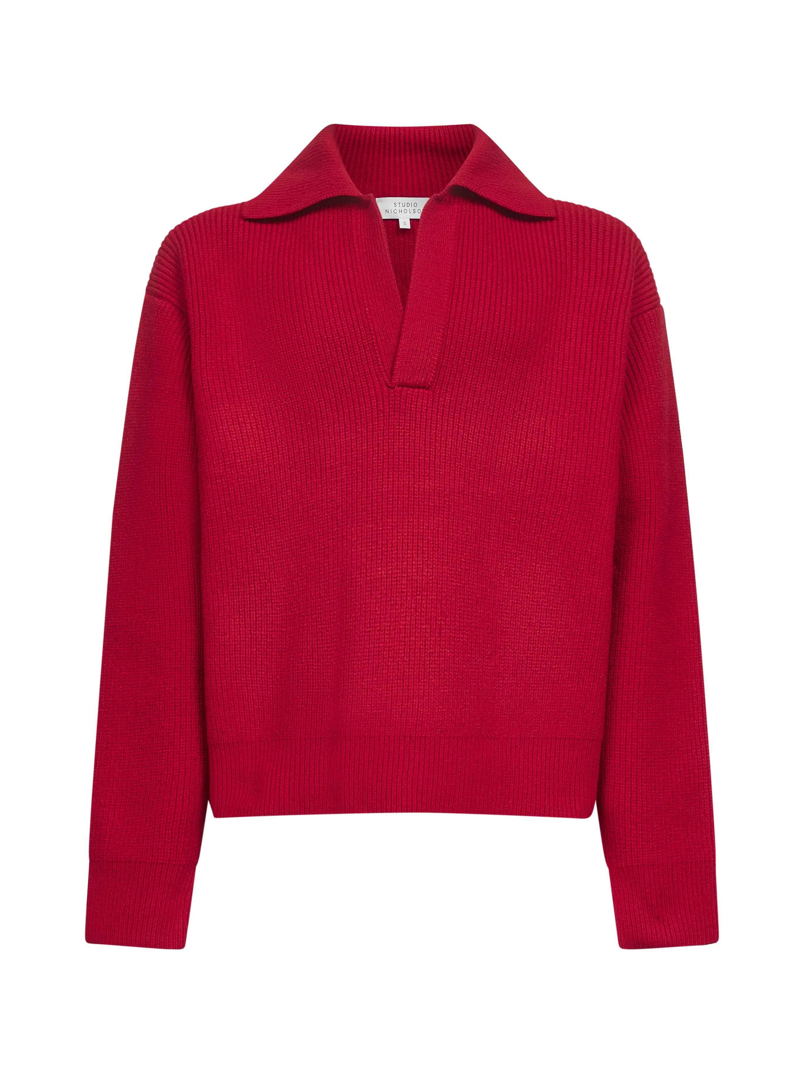 Red Nash Merino Sweater sold by Lord & Taylor