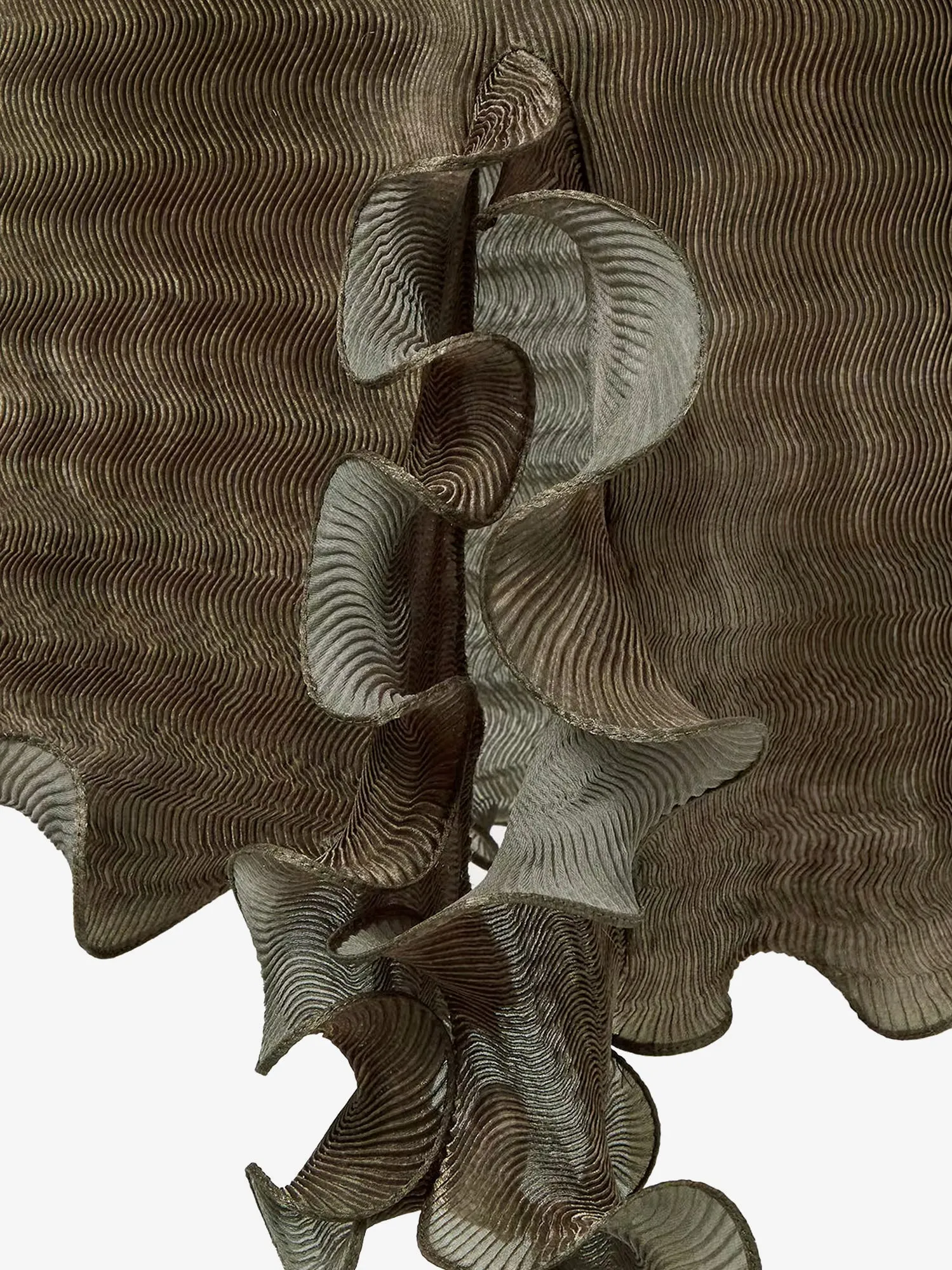 Green Pleated Midi Skirt sold by Lord & Taylor product image thumbnail 3