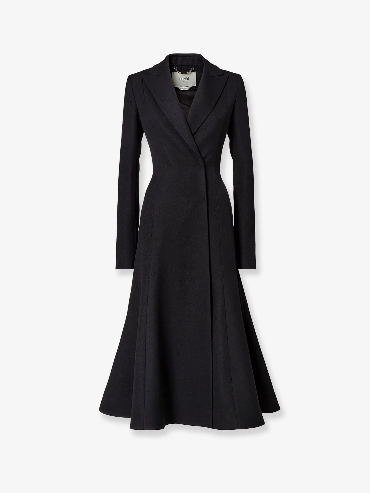 Grain de Poudre Peplum Overcoat sold by Lord & Taylor