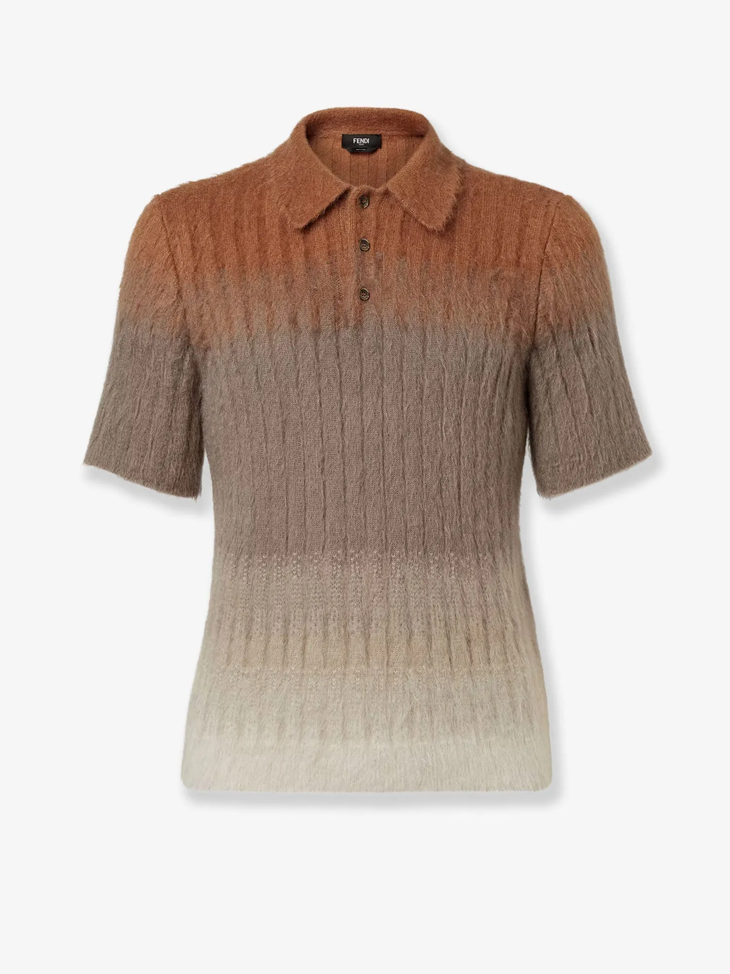 Dégradé Mohair-Wool Polo Shirt sold by Lord & Taylor