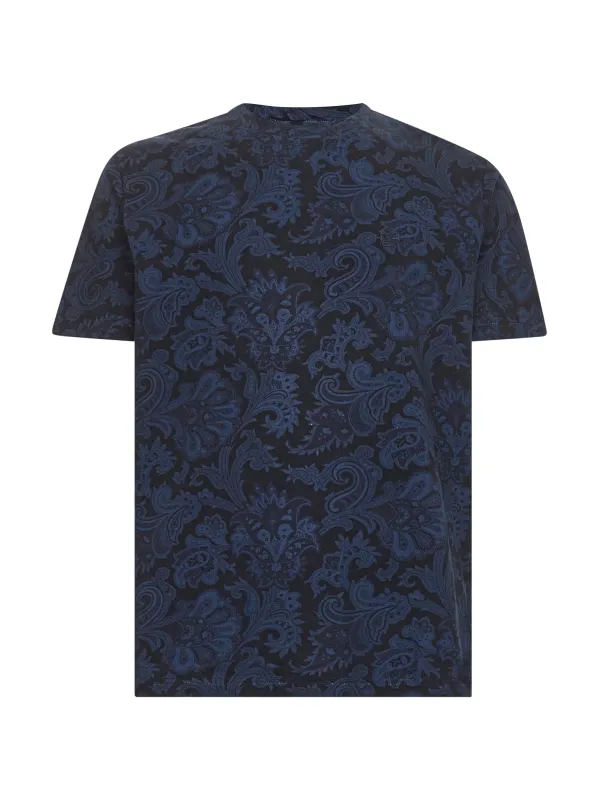 Blue Paisley and Maxi Flowers T-Shirt sold by Lord & Taylor