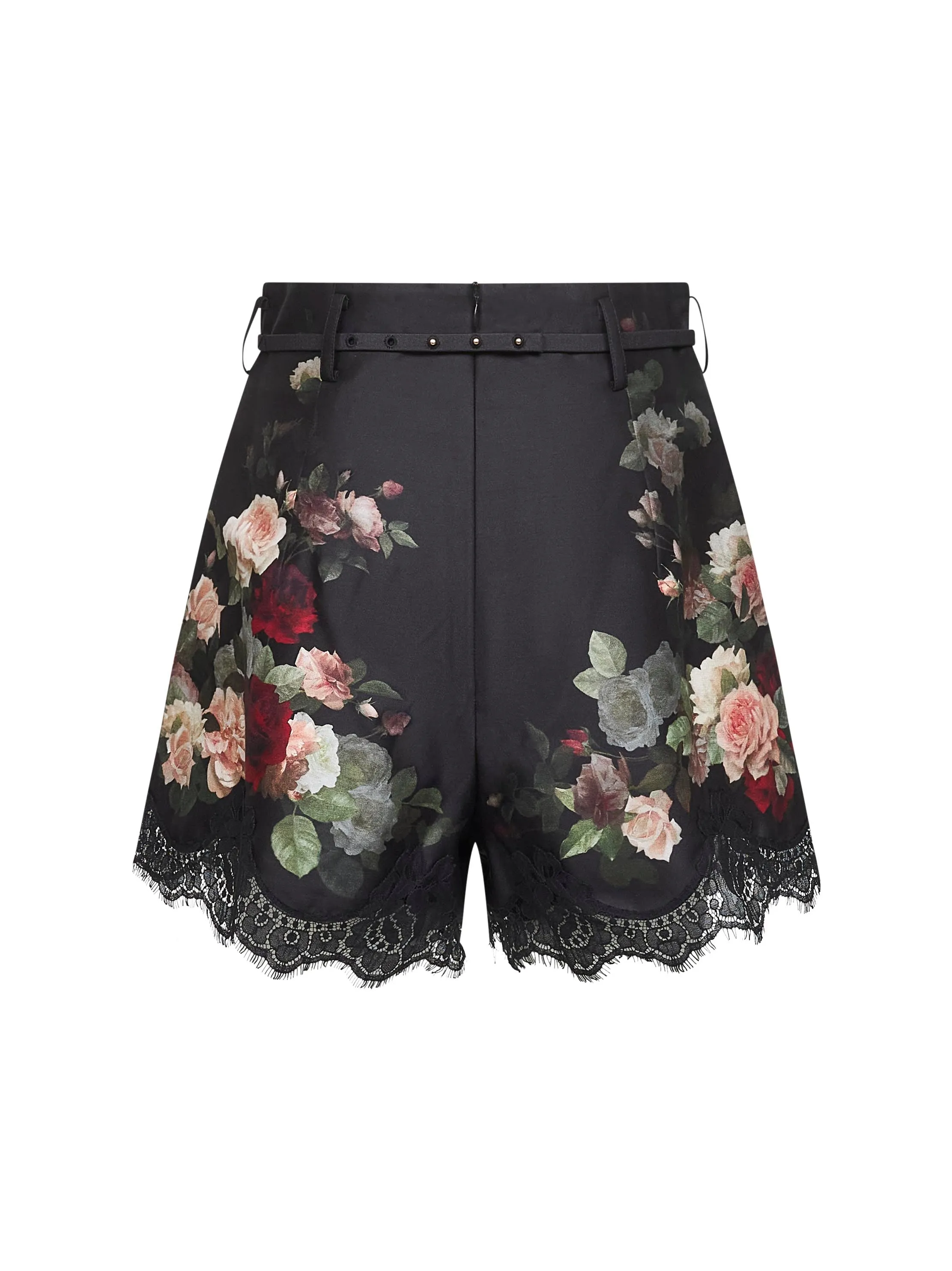 Black Cascade Print Shorts sold by Lord & Taylor product image thumbnail 2