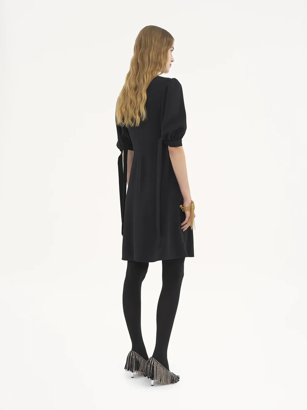 A-LINE DRESS IN CRÊPE sold by Lord & Taylor product image thumbnail 4