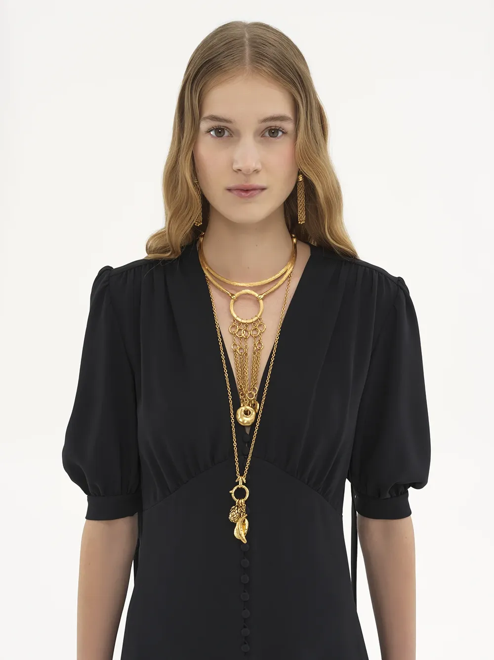 A-LINE DRESS IN CRÊPE sold by Lord & Taylor product image thumbnail 5