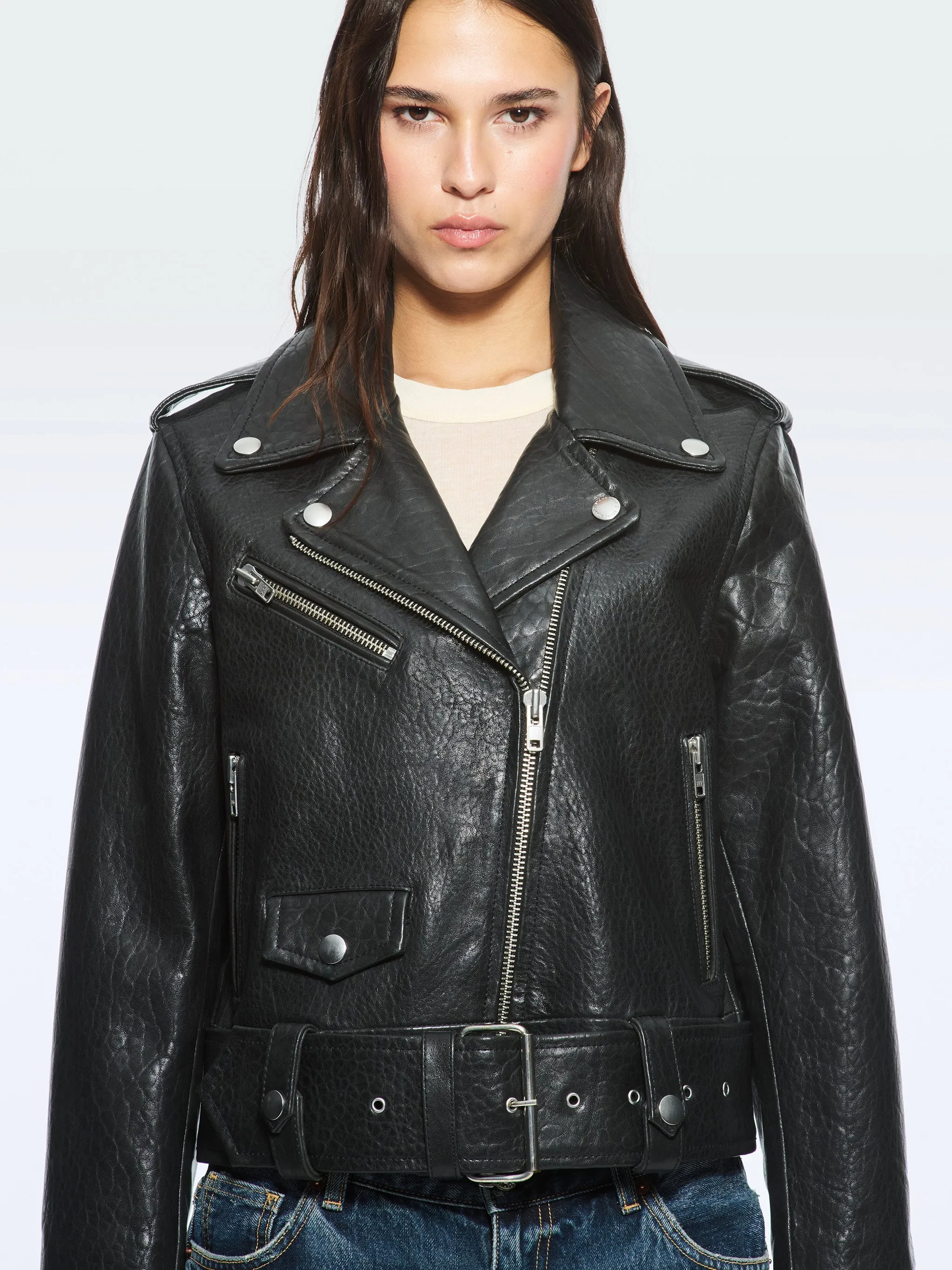 ICON BIKER JACKET sold by Lord & Taylor product image thumbnail 5