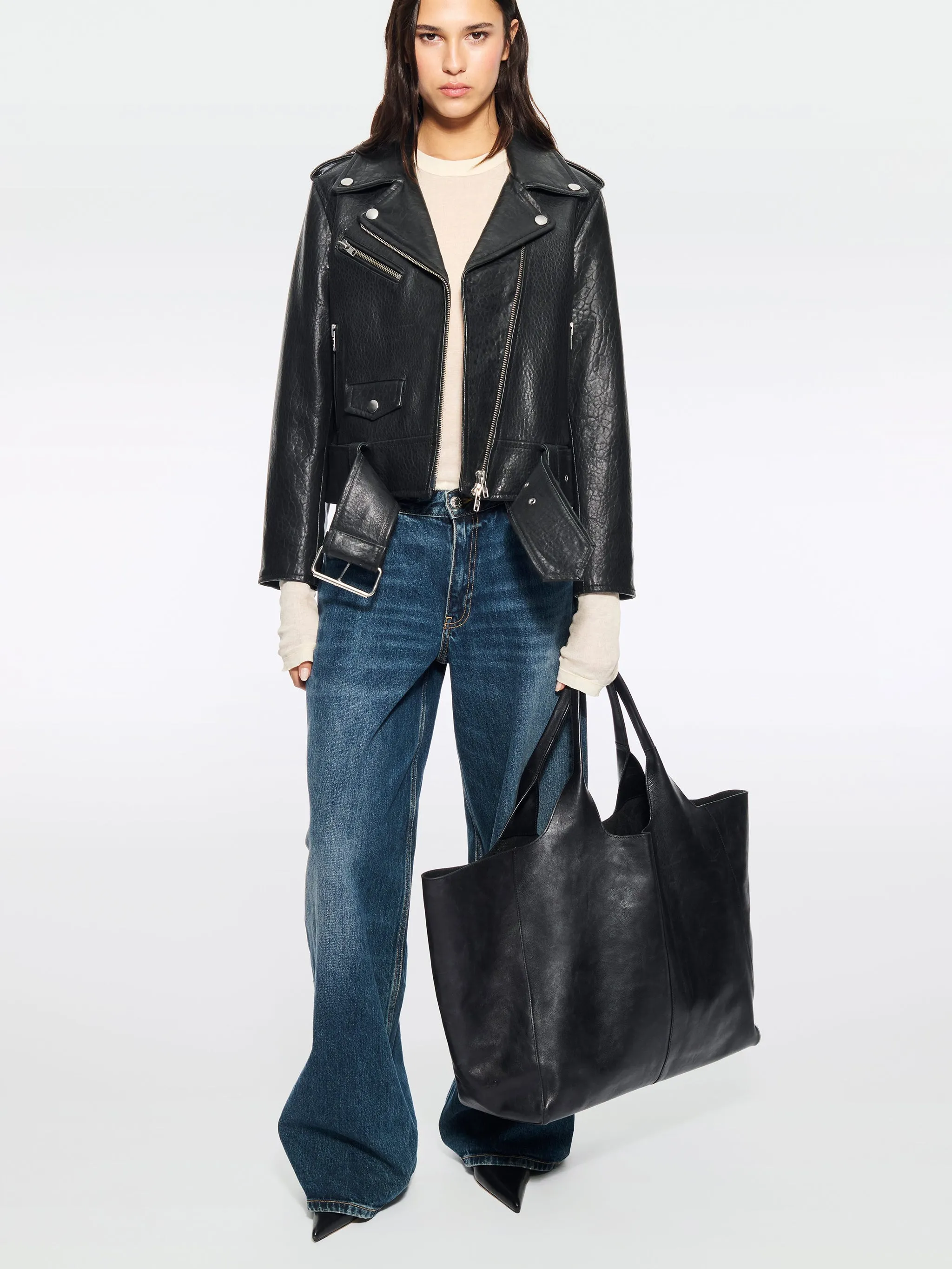 ICON BIKER JACKET sold by Lord & Taylor product image thumbnail 2