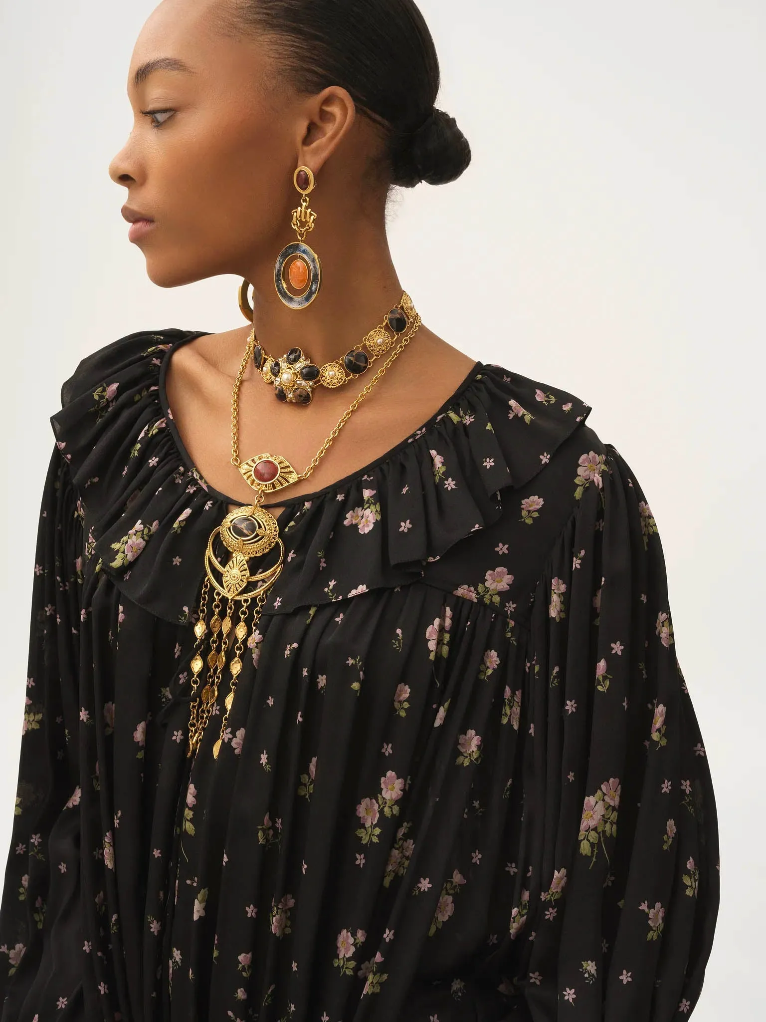 GATHERED MINI DRESS sold by Lord & Taylor product image thumbnail 3