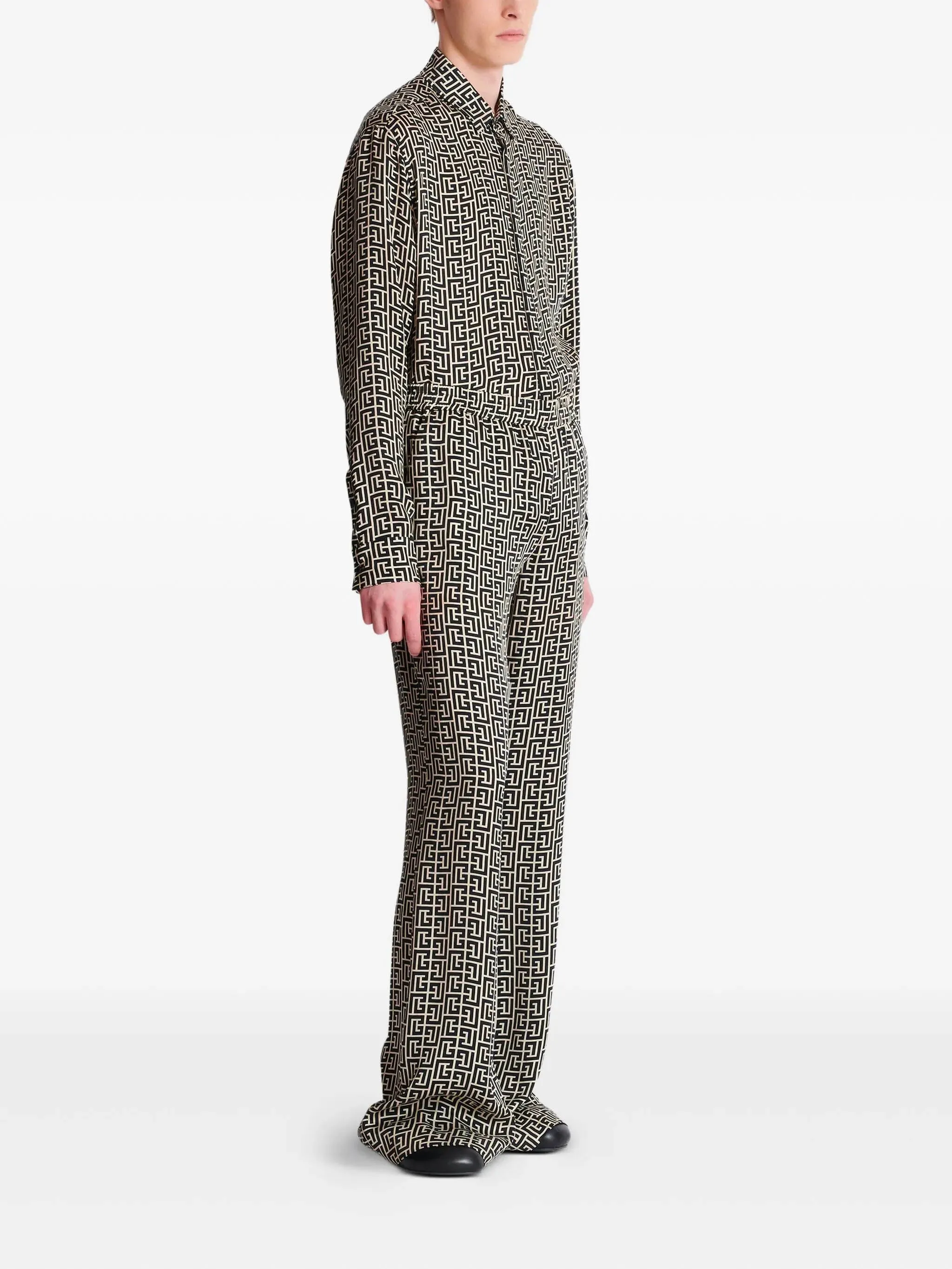 MONOGRAMMED FLOWING TROUSERS sold by Lord & Taylor product image thumbnail 4