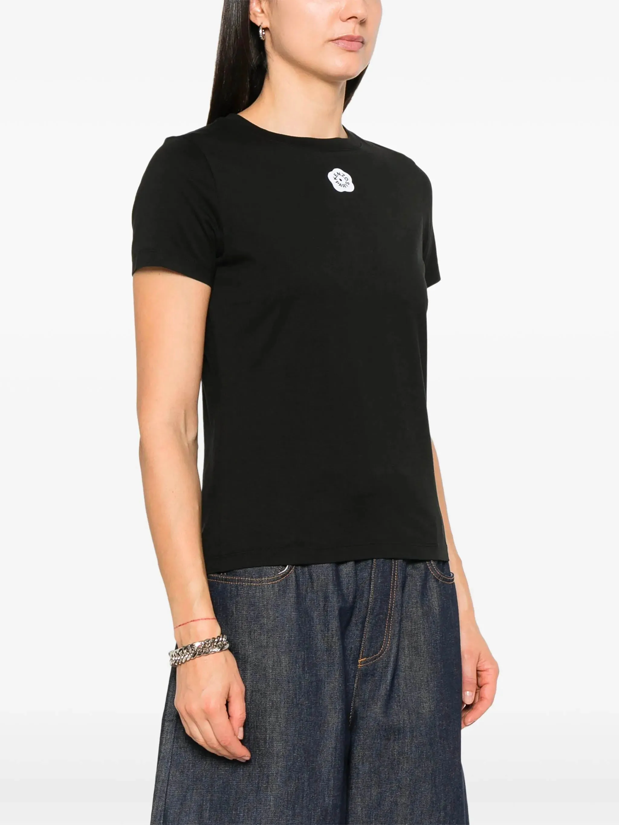 'BOKE FLOWER 2.0' EMBROIDERED T-SHIRT sold by Lord & Taylor product image thumbnail 3