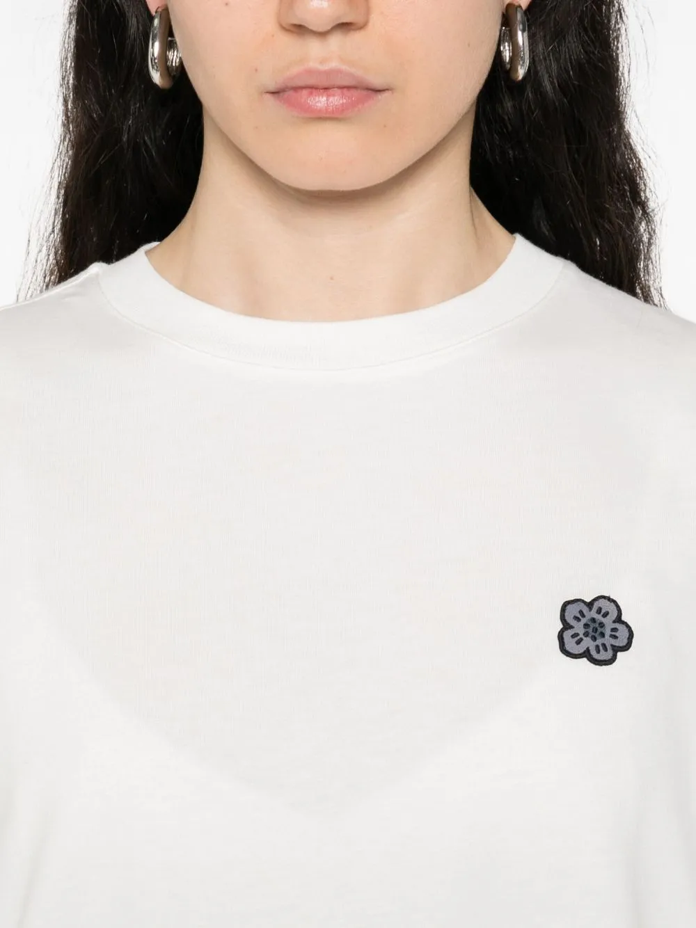 RELAXING T-SHIRT WITH 'BOKE FLOWER' EMBROIDERY sold by Lord & Taylor product image thumbnail 5