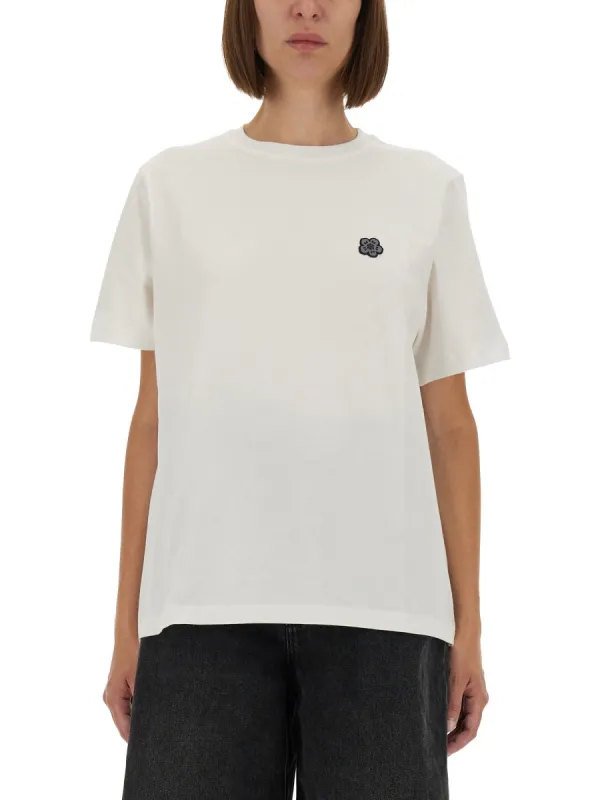 RELAXING T-SHIRT WITH 'BOKE FLOWER' EMBROIDERY sold by Lord & Taylor