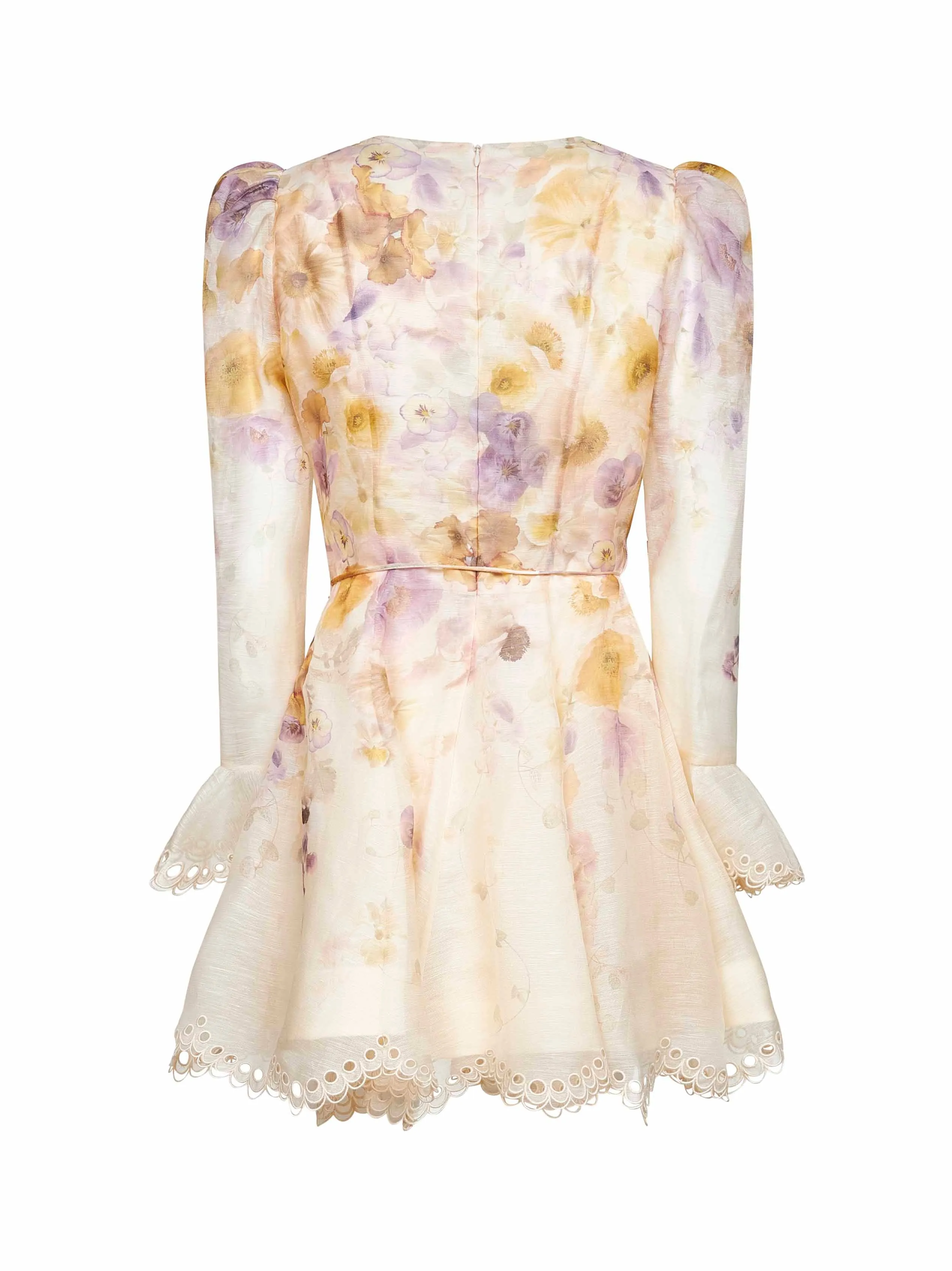Pansy Floral Linen and Silk Mini Dress sold by Lord & Taylor product image thumbnail 2