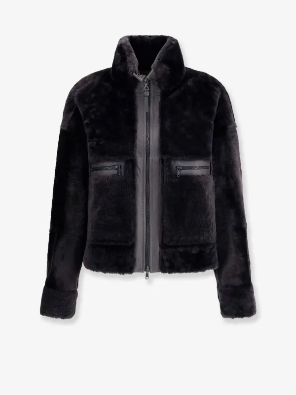 Shearling Jacket in Grey sold by Lord & Taylor