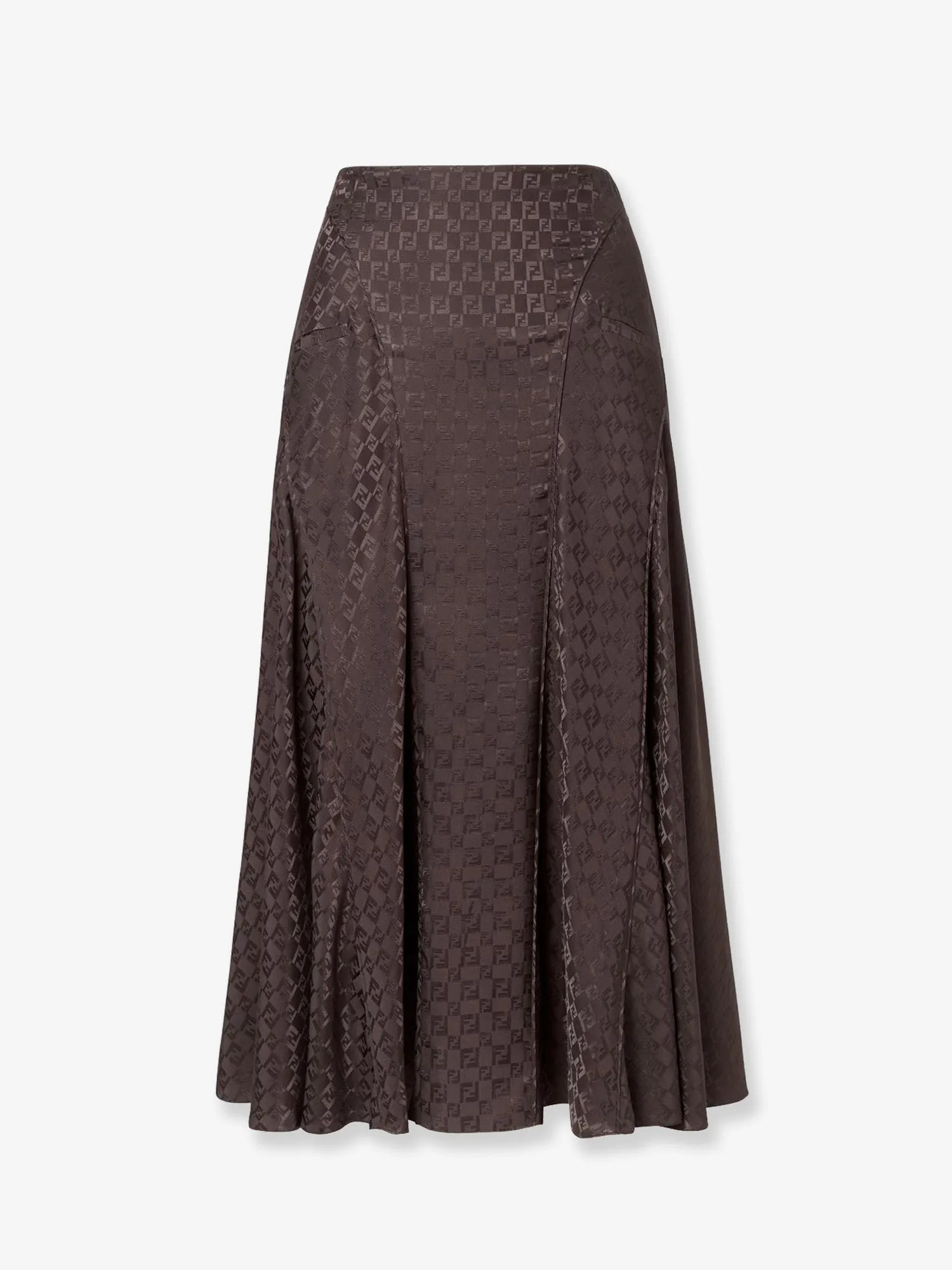 Midi FF Jacquard Silk Skirt sold by Lord & Taylor