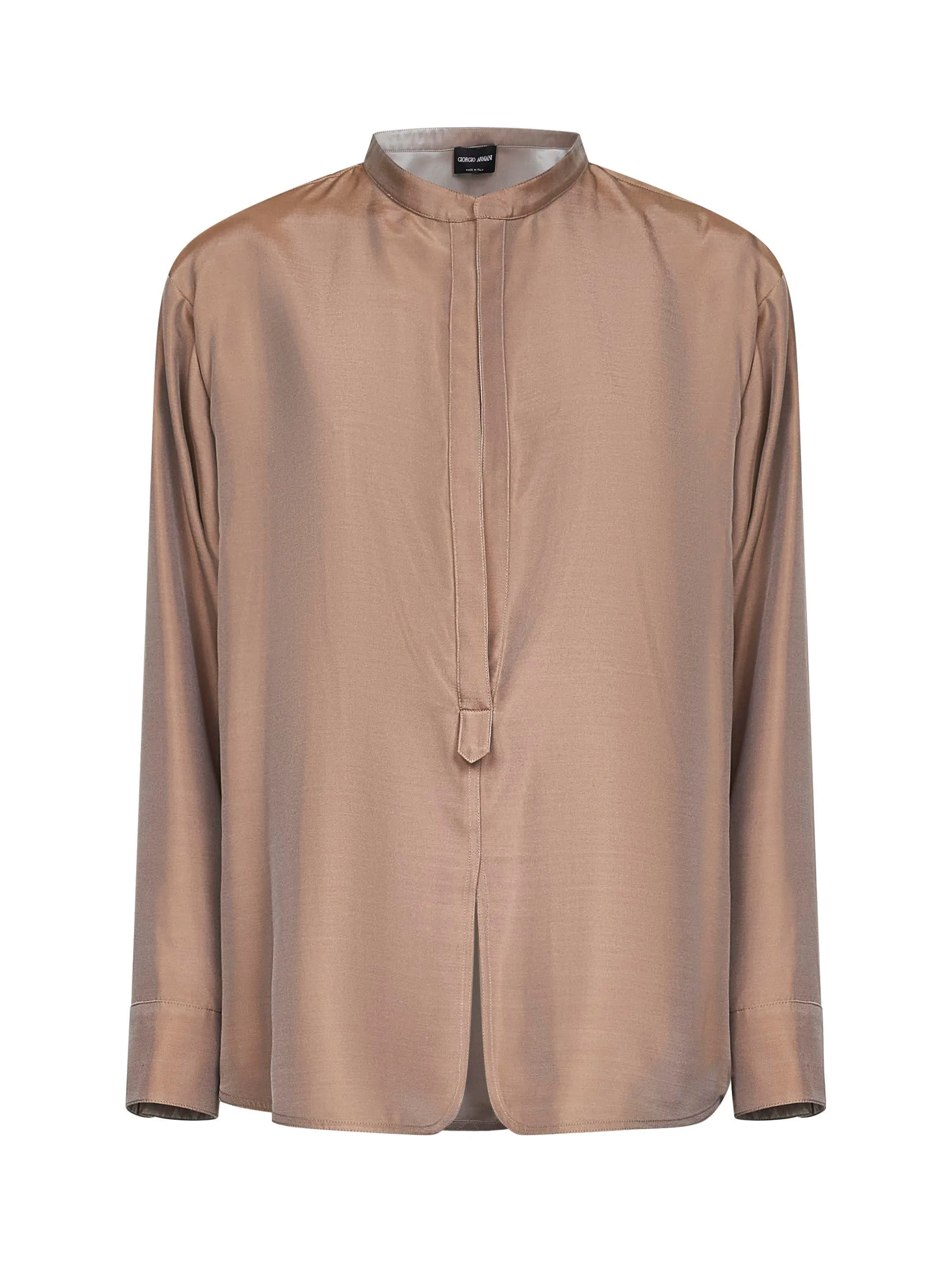 Beige Iridescent Satin Blouse sold by Lord & Taylor