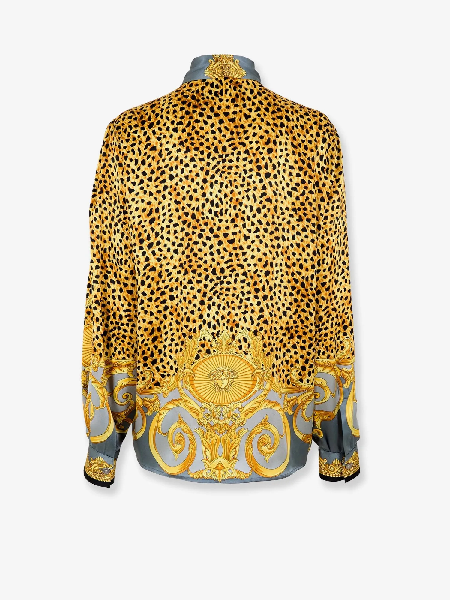 Cheetah Print Silk Lavallière Shirt sold by Lord & Taylor product image thumbnail 2