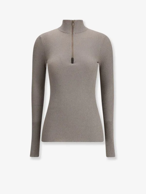 Cashmere Blend Turtleneck Sweater made by Brunello Cucinelli