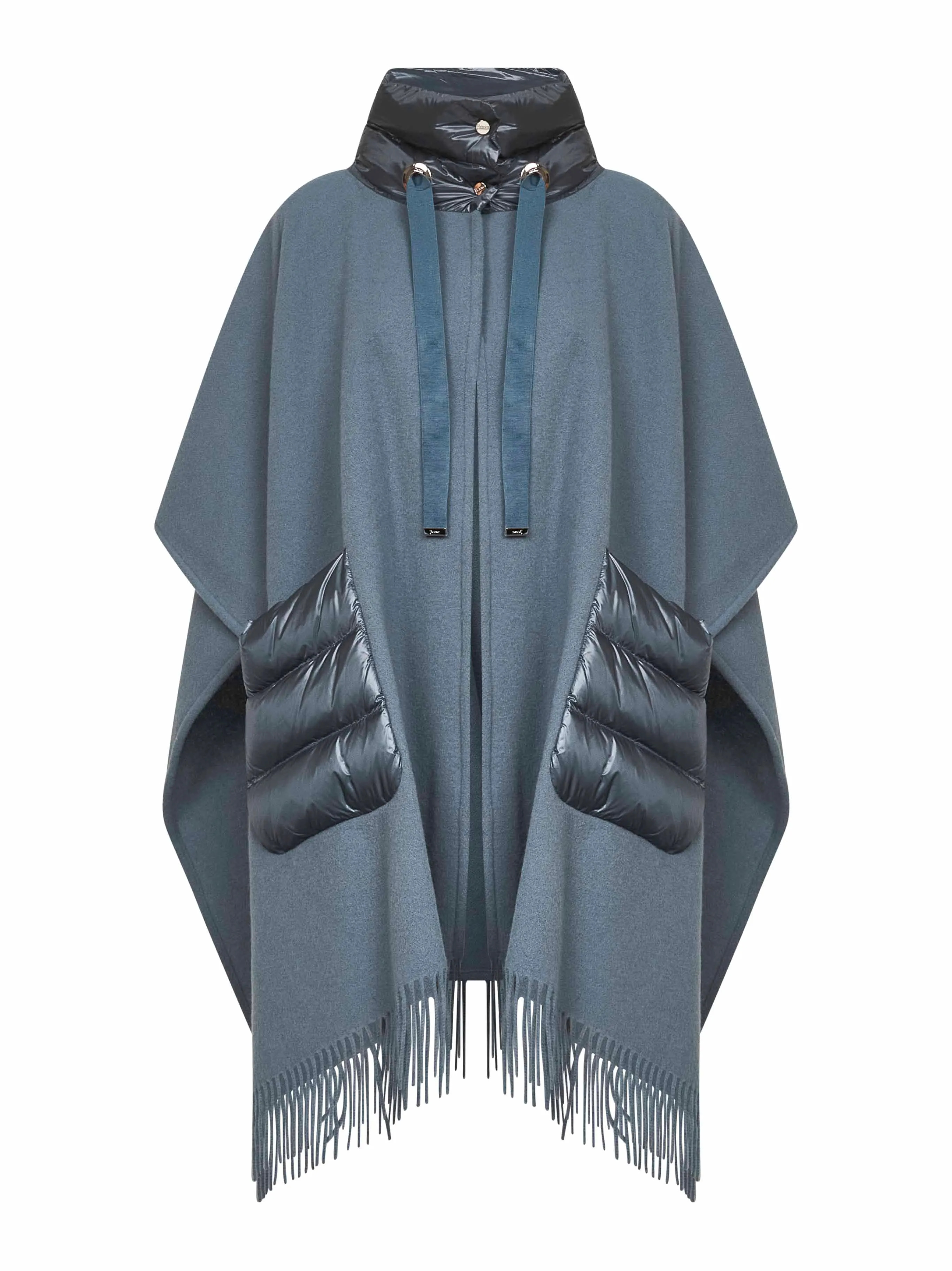 Midnight Teal Ultralight Nylon Resort Poncho sold by Lord & Taylor