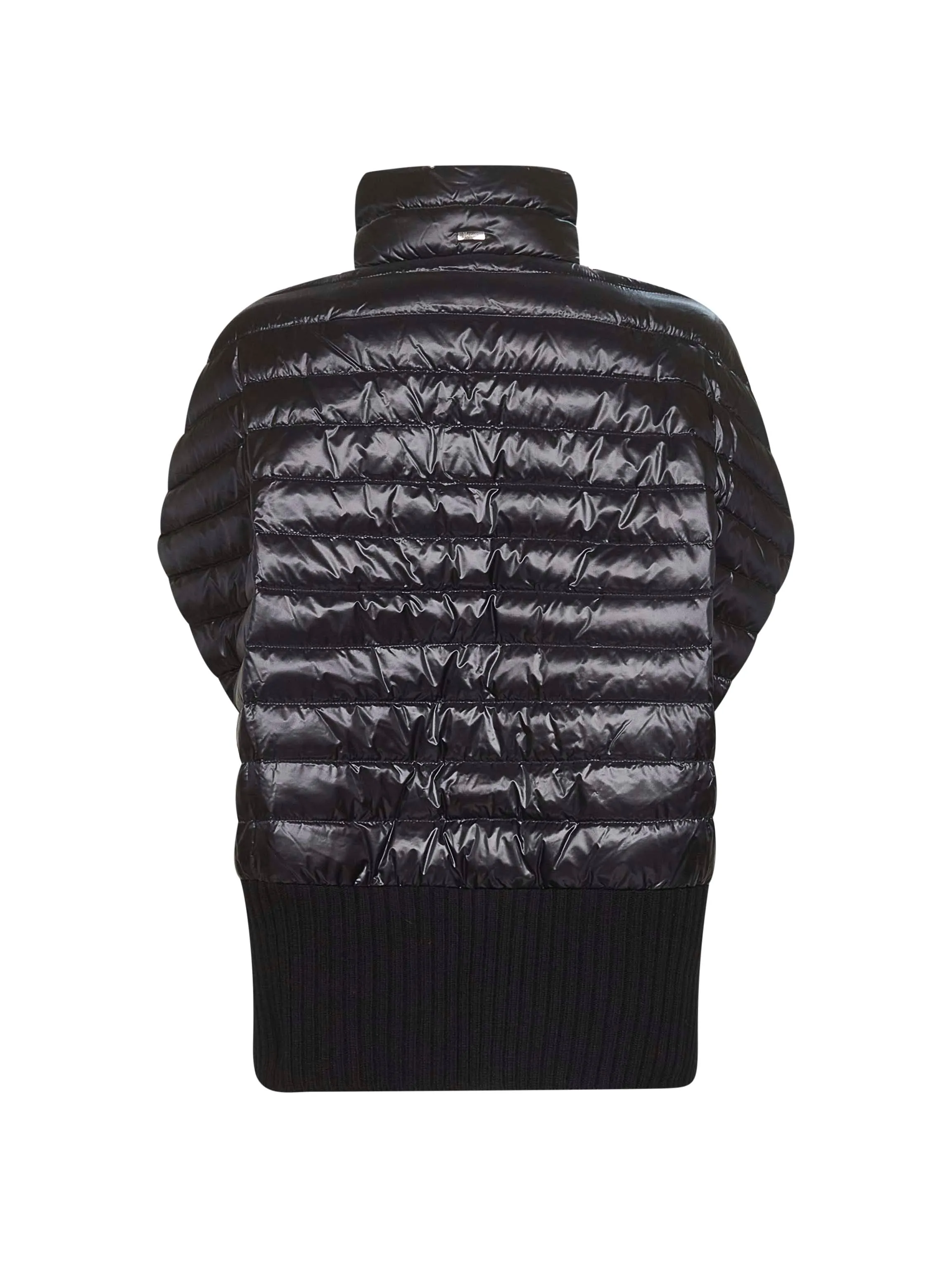 Black Knit and Ultralight Nylon Resort Poncho sold by Lord & Taylor product image thumbnail 2