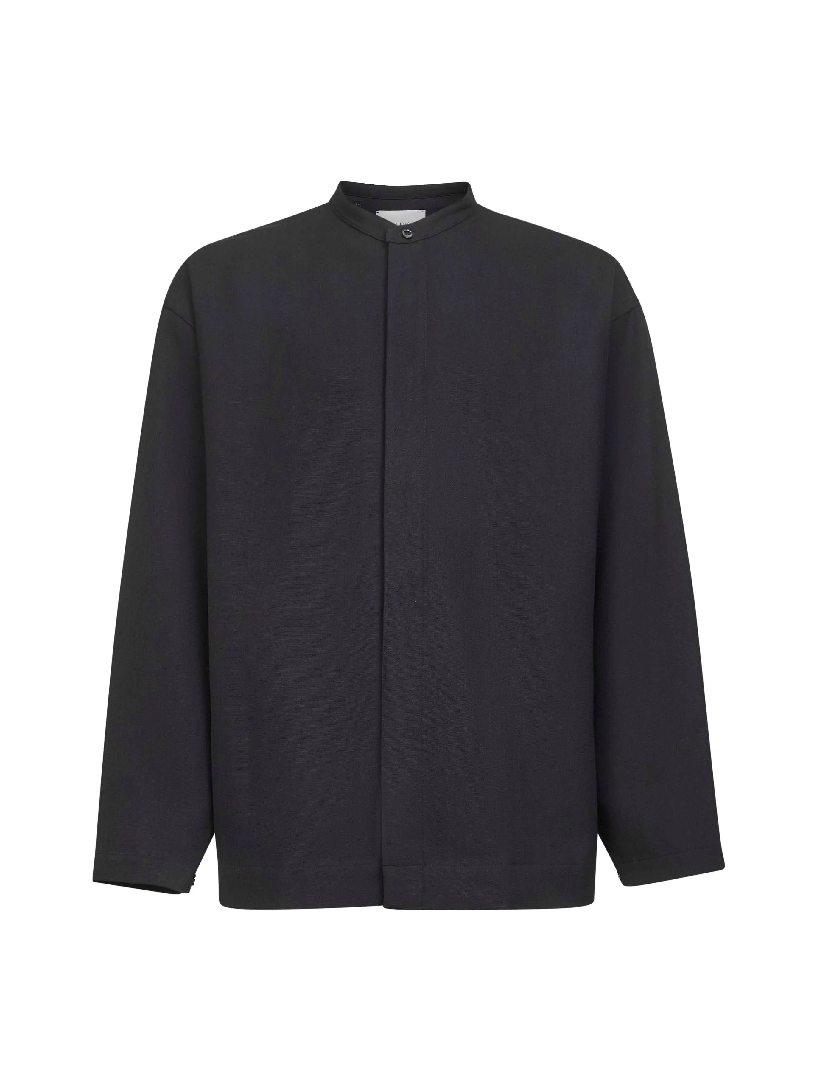 Black Technical Wool Karst Shirt sold by Lord & Taylor
