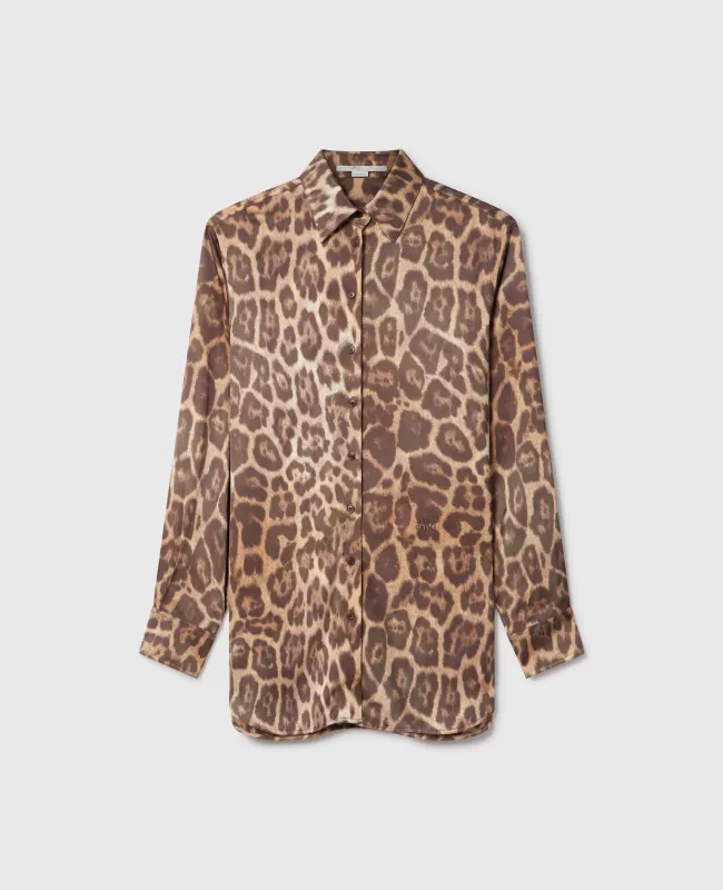 LEOPARD OVERSIZED SHIRT sold by Lord & Taylor