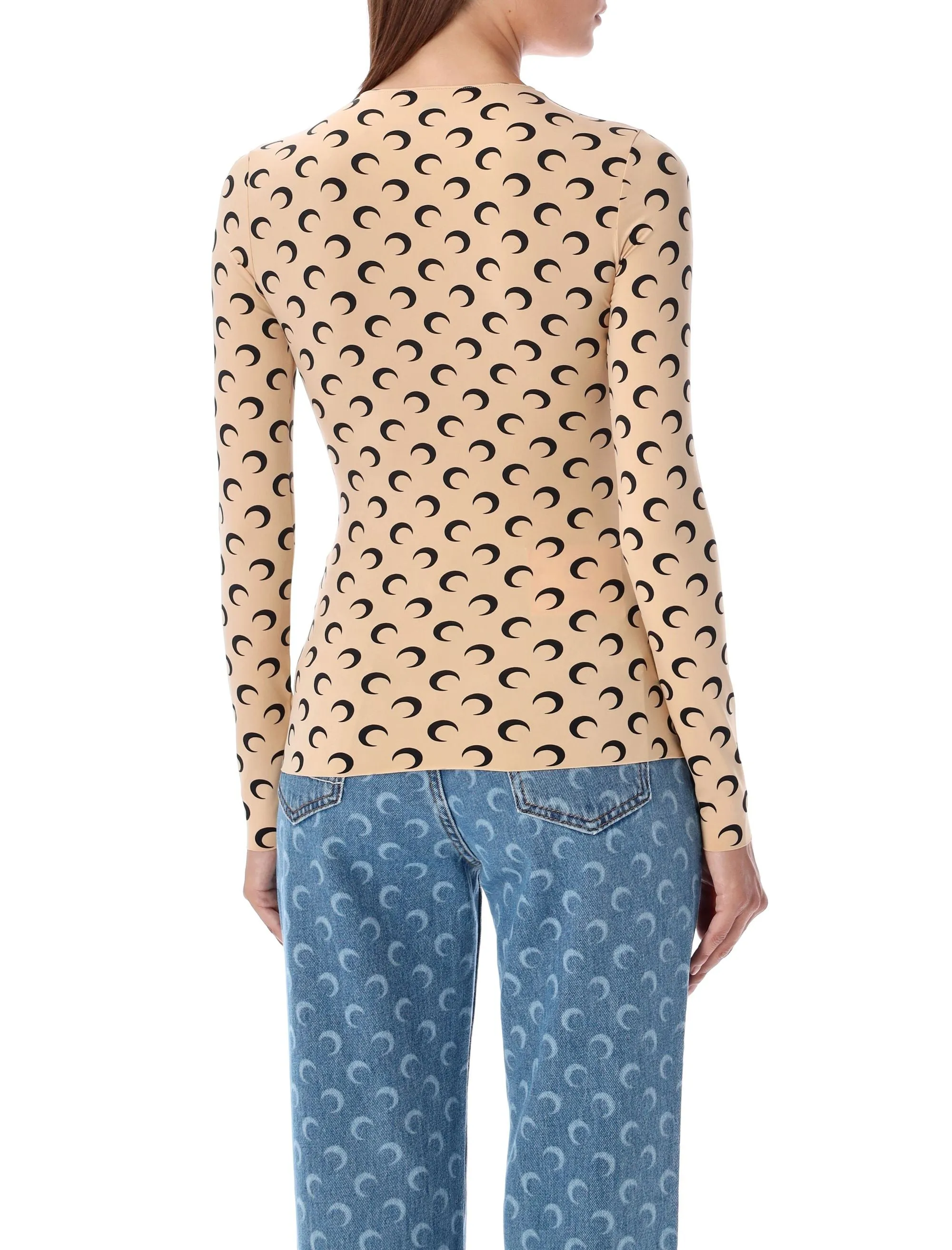 "MOON" PRINTED JERSEY LS CREWNECK TOP sold by Lord & Taylor product image thumbnail 2