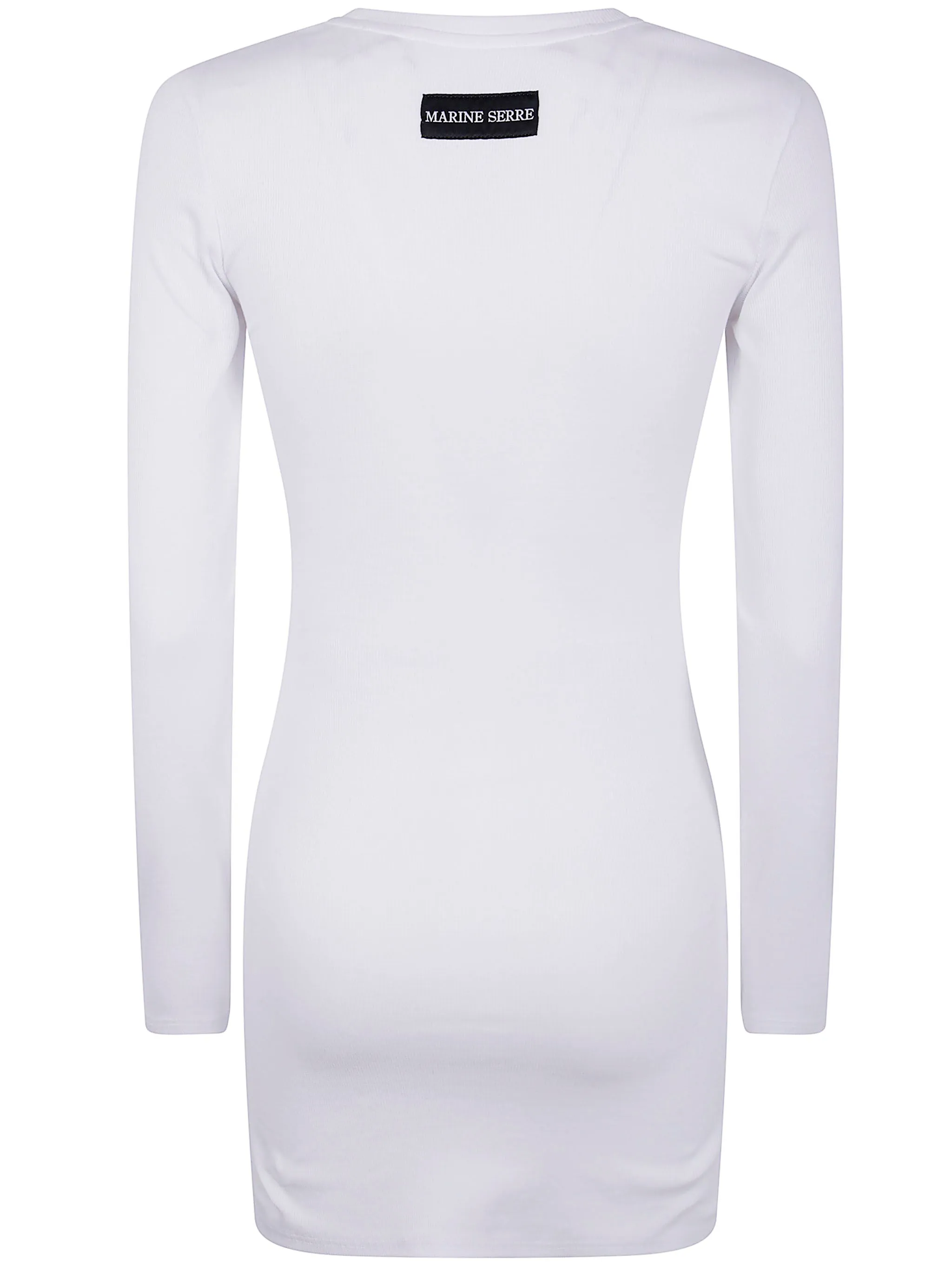 "MOON" LOGO RIBBED JERSEY LONG SLEEVES MINI CREWNECK DRESS sold by Lord & Taylor product image thumbnail 2