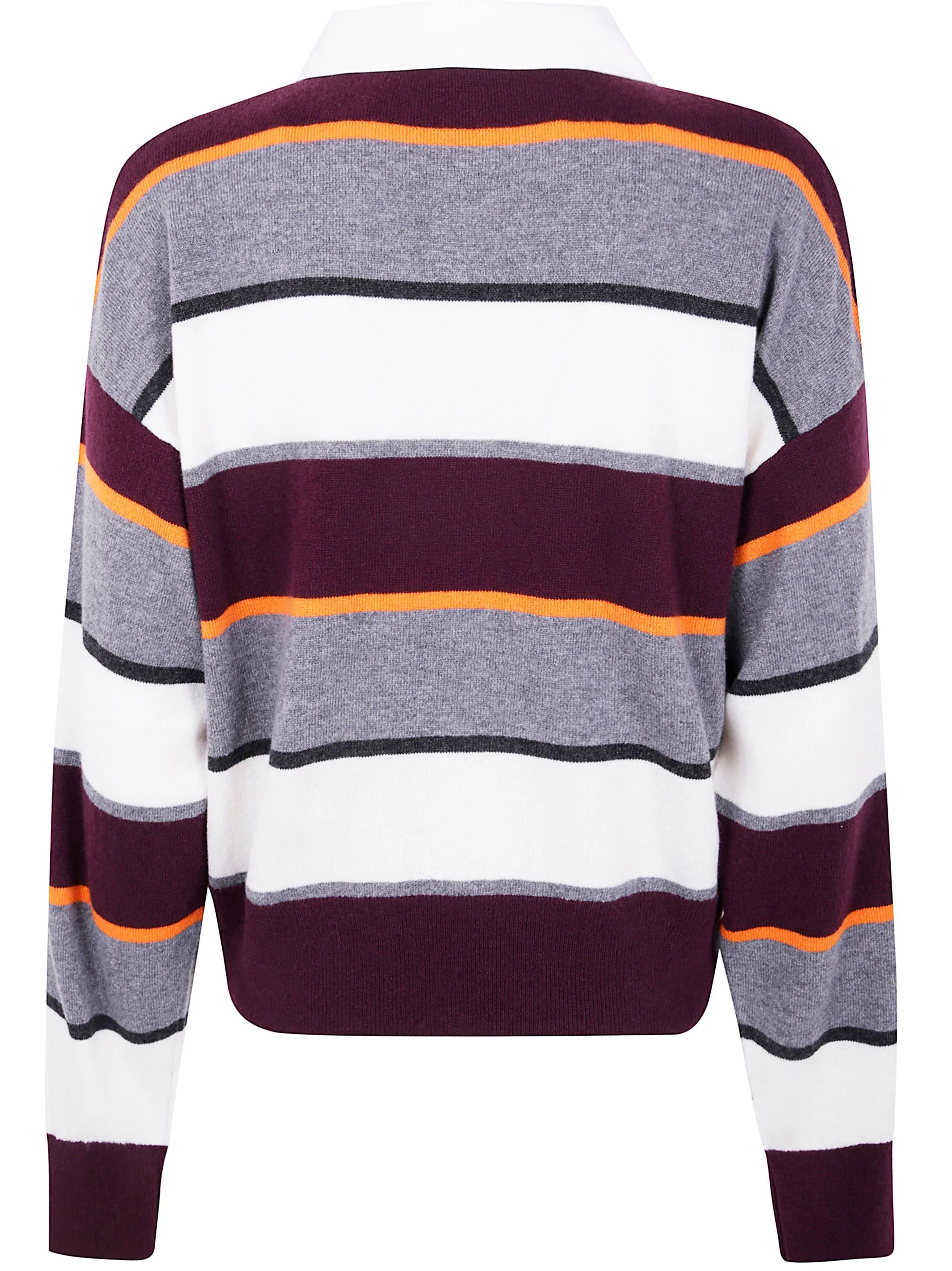 STRIPED SWEATER WITH POLO/SHIRT COLLAR sold by Lord & Taylor product image thumbnail 2