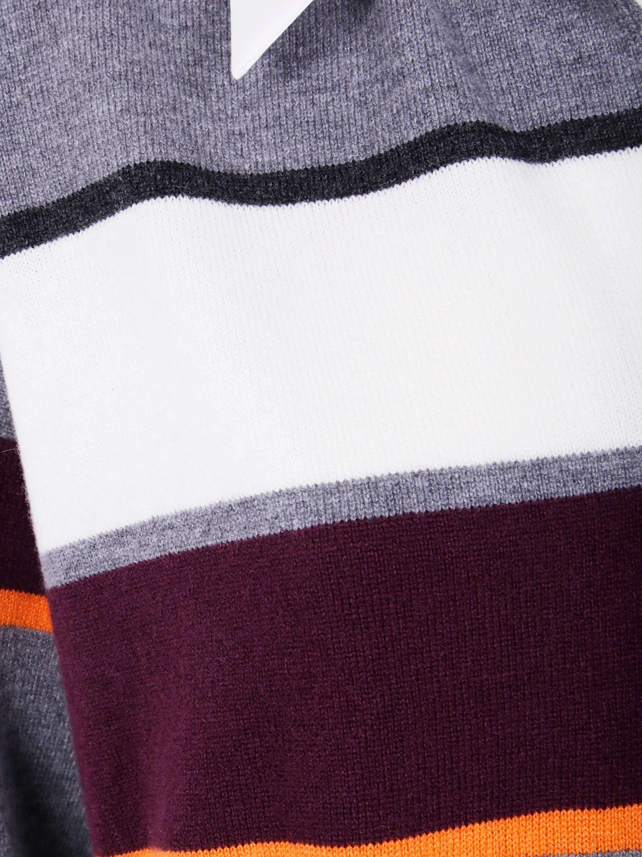 STRIPED SWEATER WITH POLO/SHIRT COLLAR sold by Lord & Taylor product image thumbnail 3