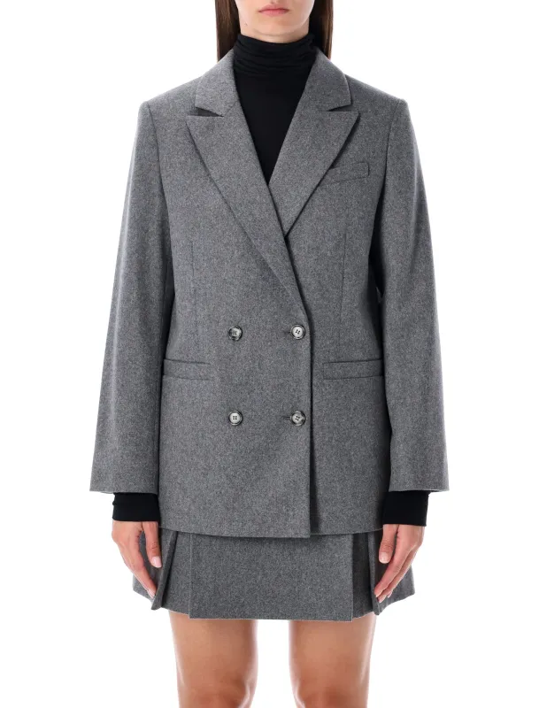 A.P.C. LUCY DOUBLE-BREASTED WOOL BLAZER sold by Lord & Taylor