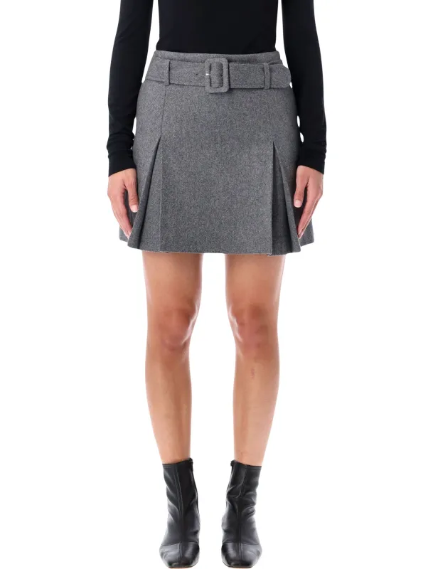 A.P.C. CECILE WOOL MINI SKIRT sold by Lord & Taylor