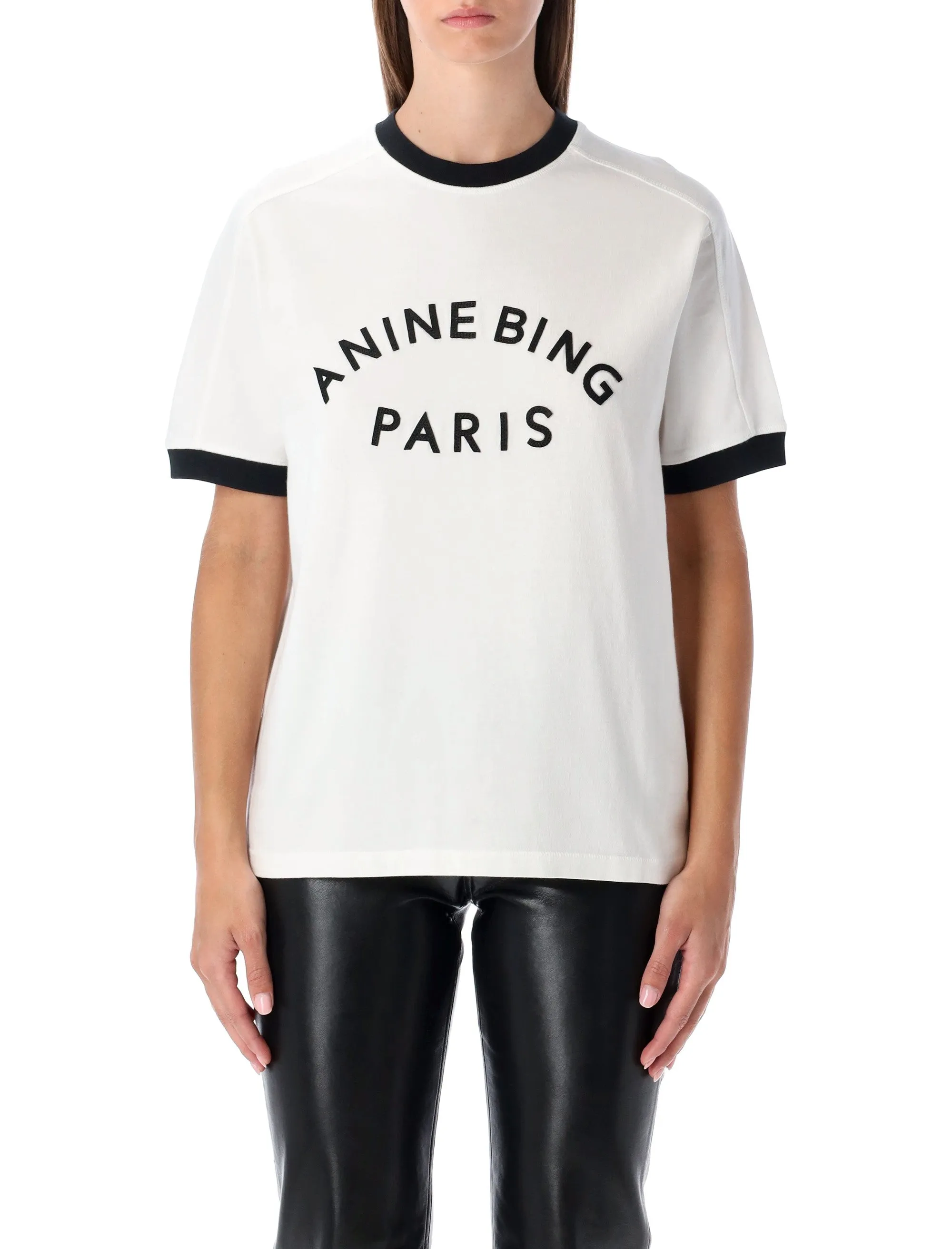 ANINE BING JAYLIN PARIS COTTON T-SHIRT sold by Lord & Taylor