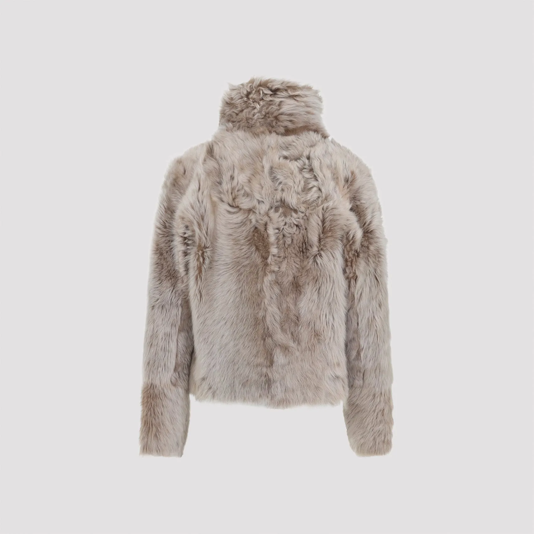 BEIGE LAMB LEATHER JACKET sold by Lord & Taylor product image thumbnail 3