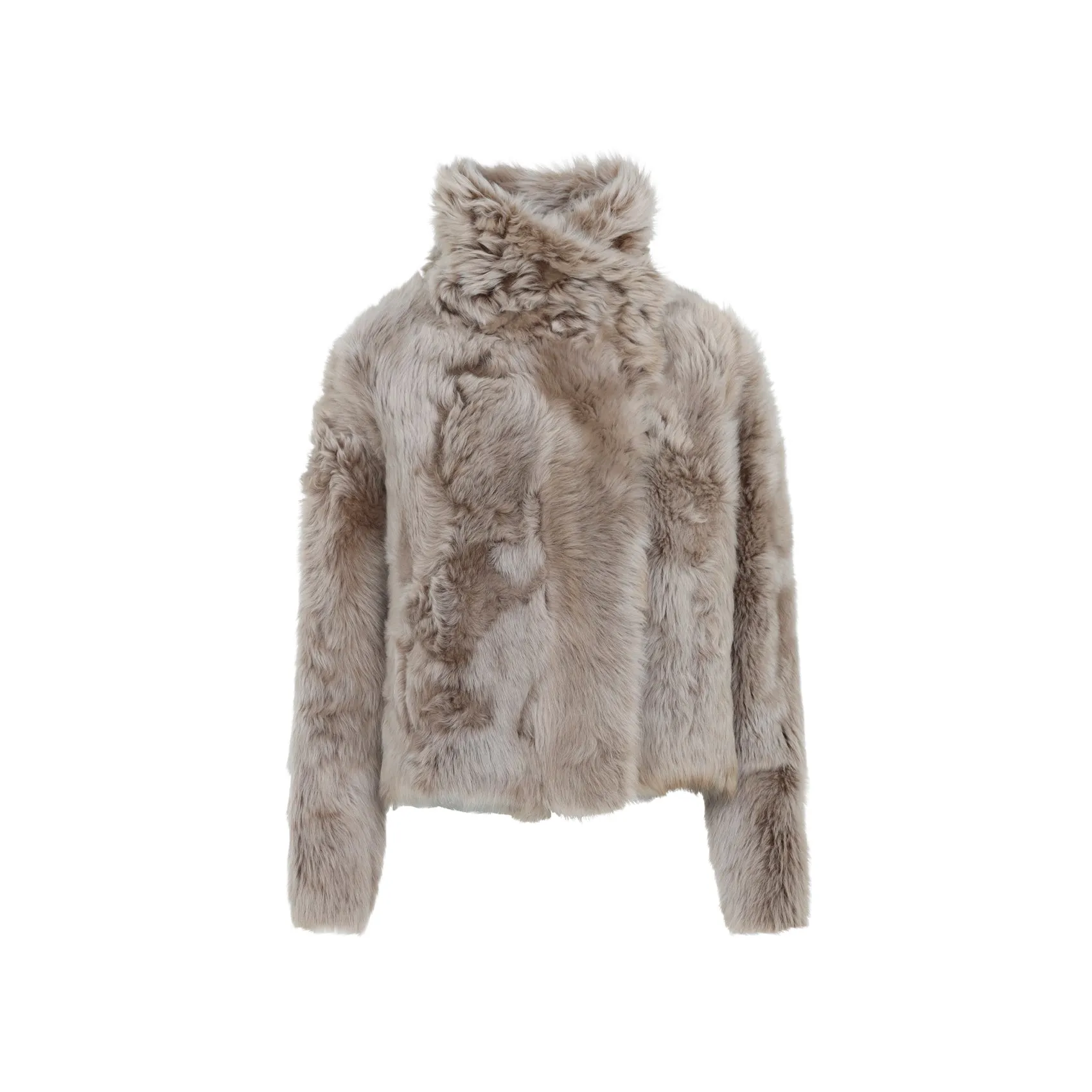 BEIGE LAMB LEATHER JACKET sold by Lord & Taylor