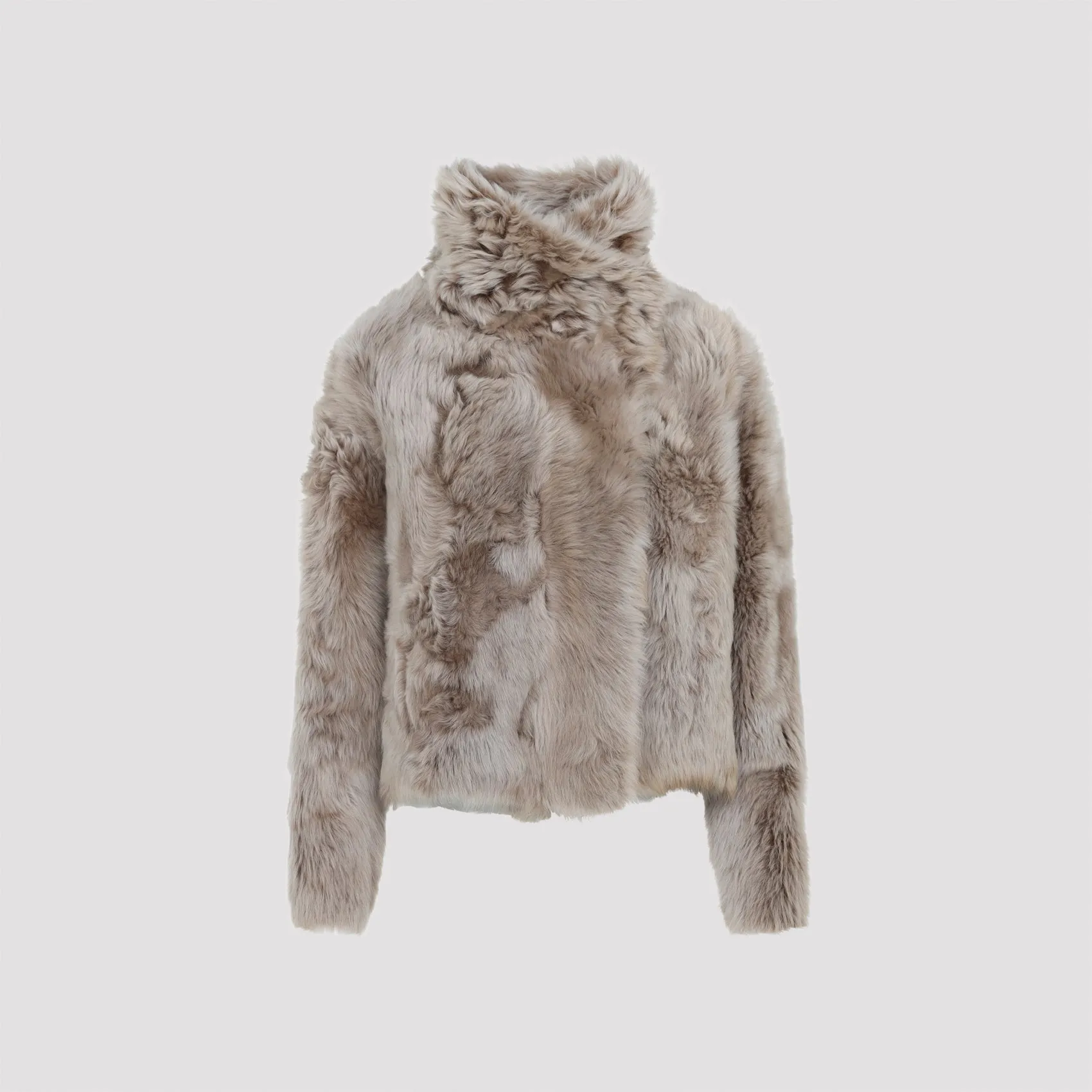 BEIGE LAMB LEATHER JACKET sold by Lord & Taylor product image thumbnail 2