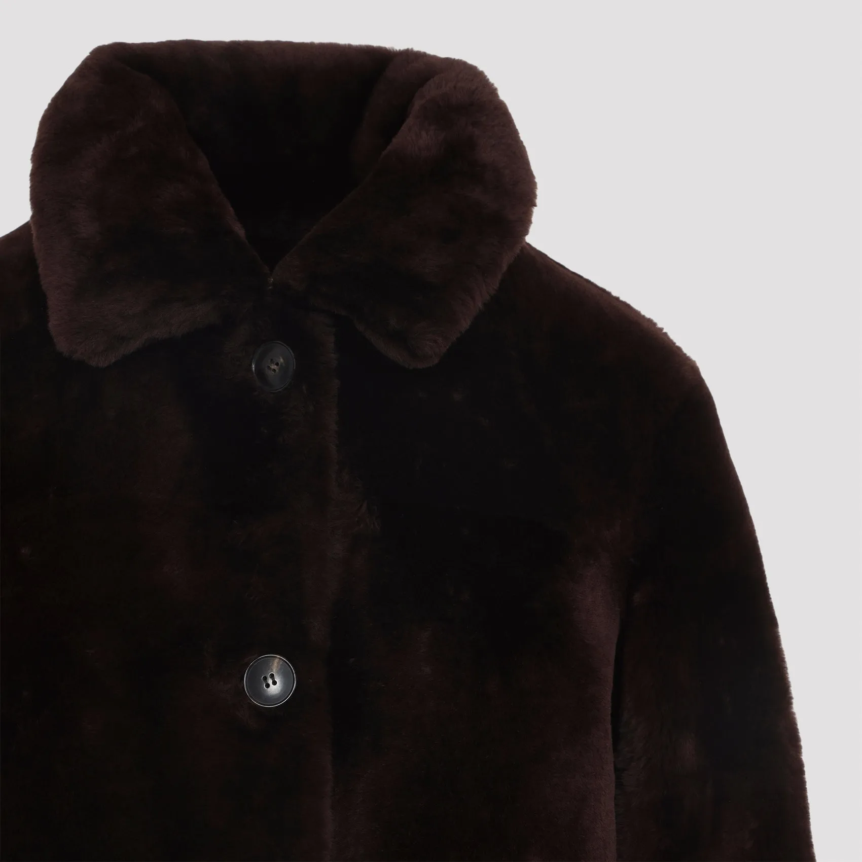 DEEP GRENAT LAMB SHEARLING JACKET sold by Lord & Taylor product image thumbnail 5