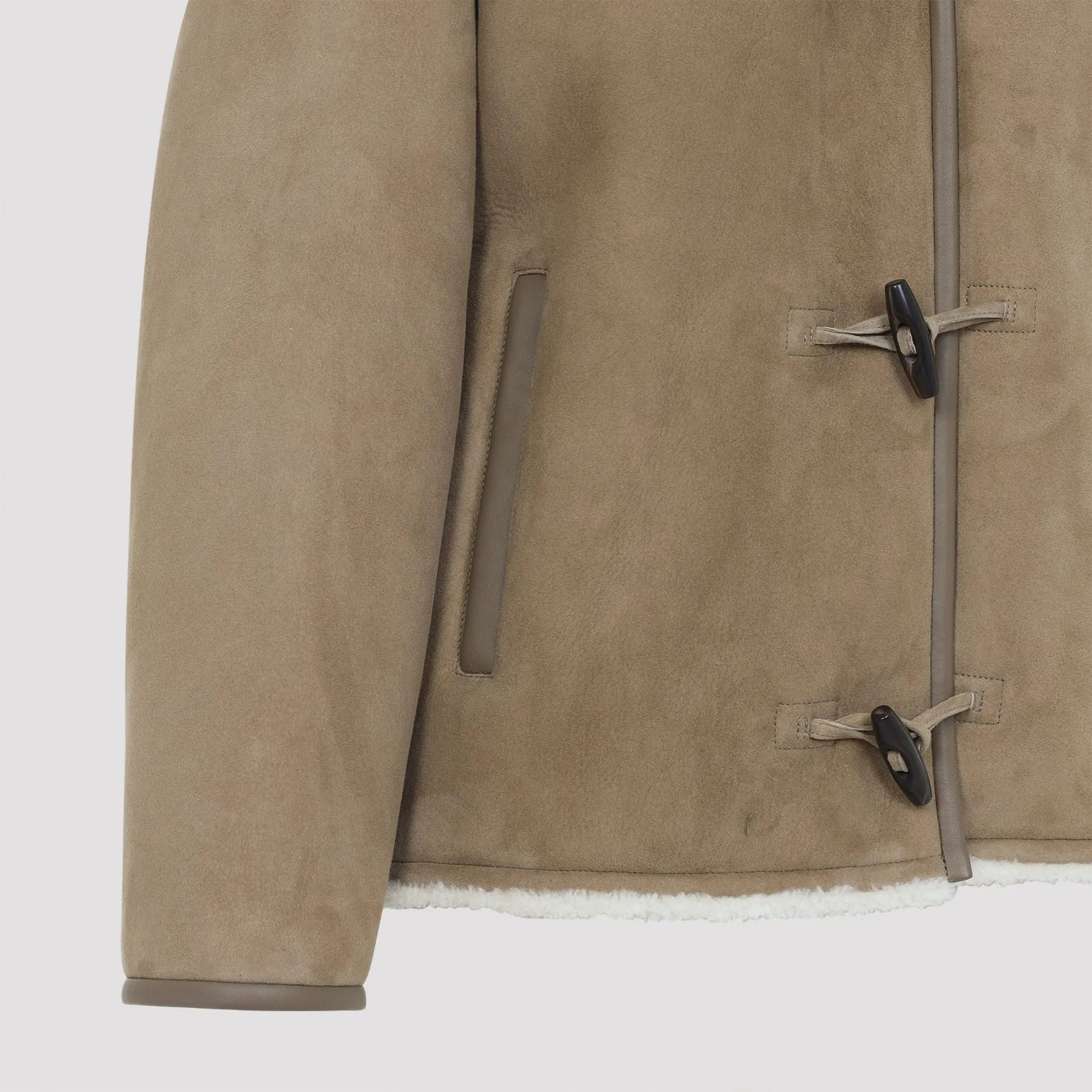 BEIGE LAMB JACKET sold by Lord & Taylor product image thumbnail 5