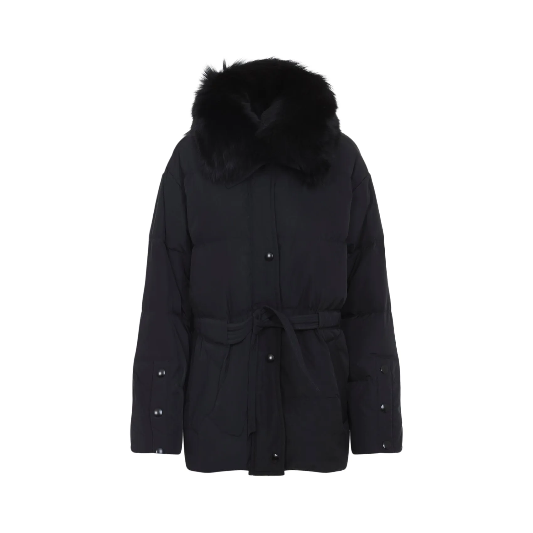 BLACK POLYESTER DOWN JACKET sold by Lord & Taylor
