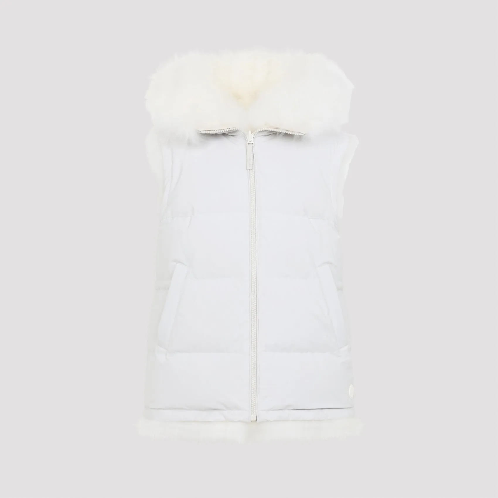 WHITE LAMB GILET sold by Lord & Taylor product image thumbnail 4