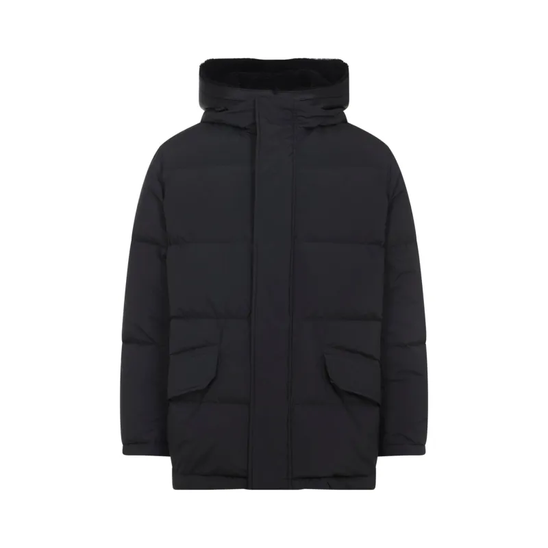 BLACK LAMB DOWNJACKET sold by Lord & Taylor