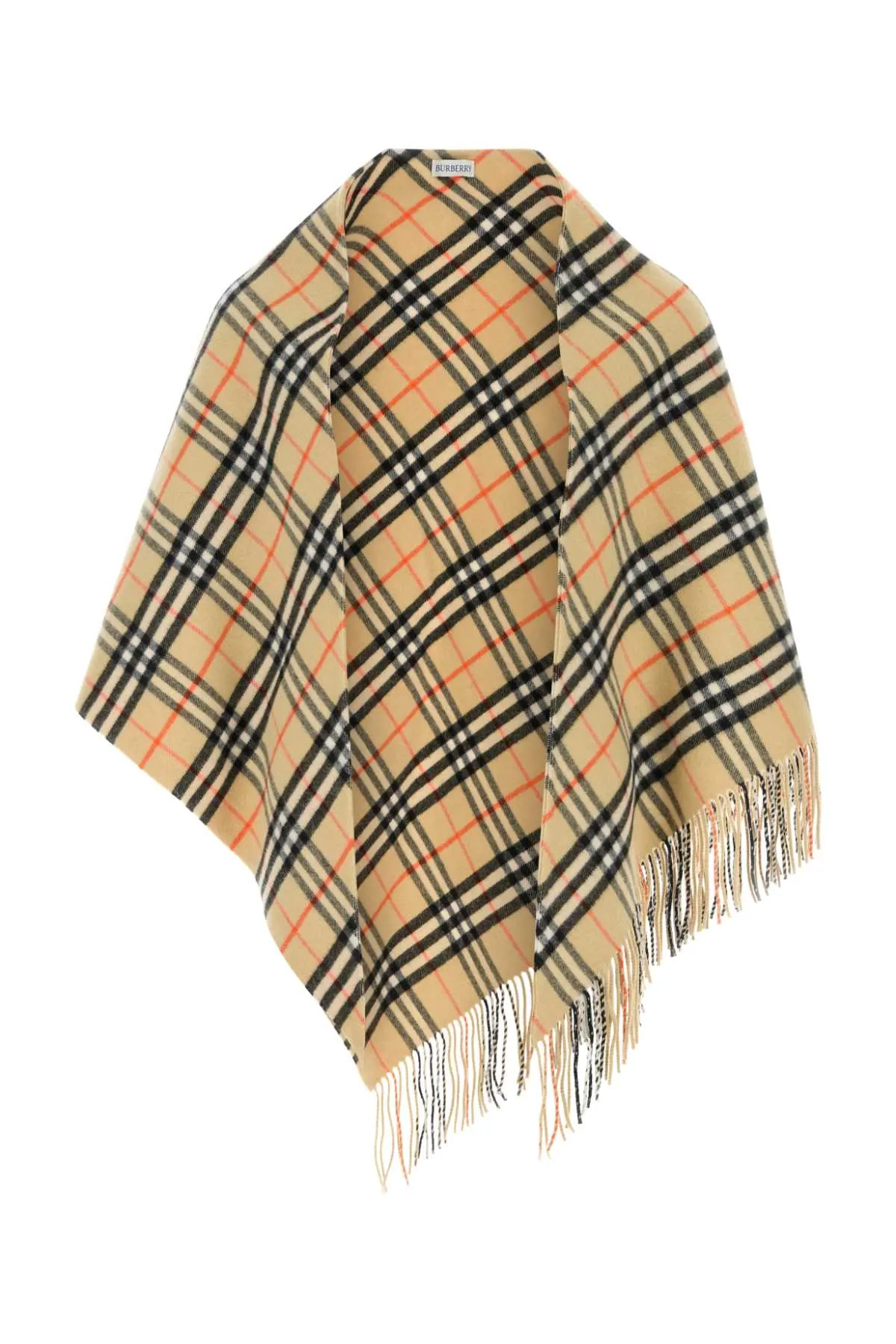WOOL AND CASHMERE CHECK CAPE sold by Lord & Taylor