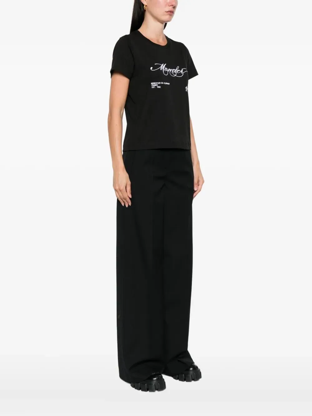 EMBROIDERED CURSIVE LOGO T-SHIRT sold by Lord & Taylor product image thumbnail 5