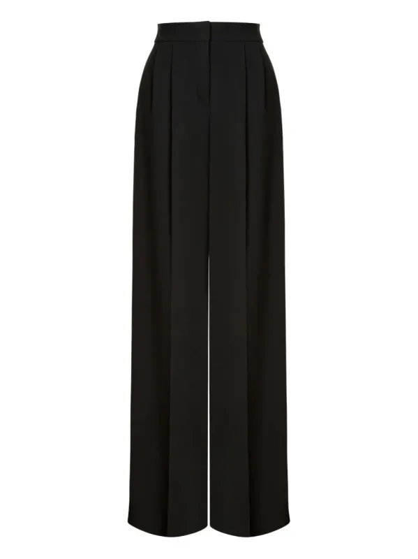 CADY STRETCH WIDE LEG TROUSERS sold by Lord & Taylor