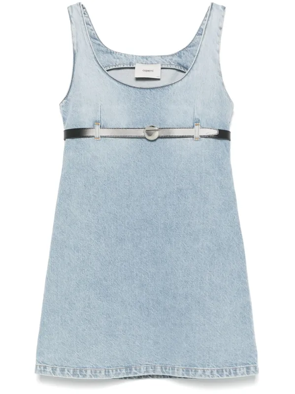 BELTED DENIM MINI DRESS sold by Lord & Taylor