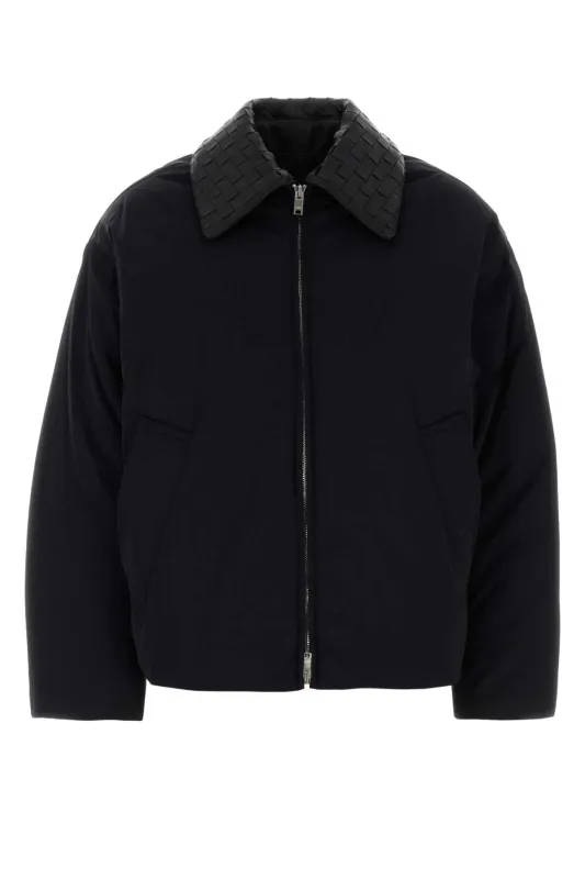 CHAQUETA PUFFER NEGRA CUELLO INTRECCIATO made by Bottega Veneta