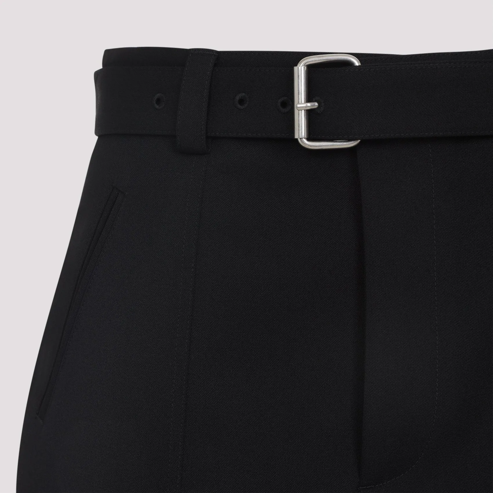 PANTALON COMPACT NEGRO DET CINTURON sold by Lord & Taylor product image thumbnail 4