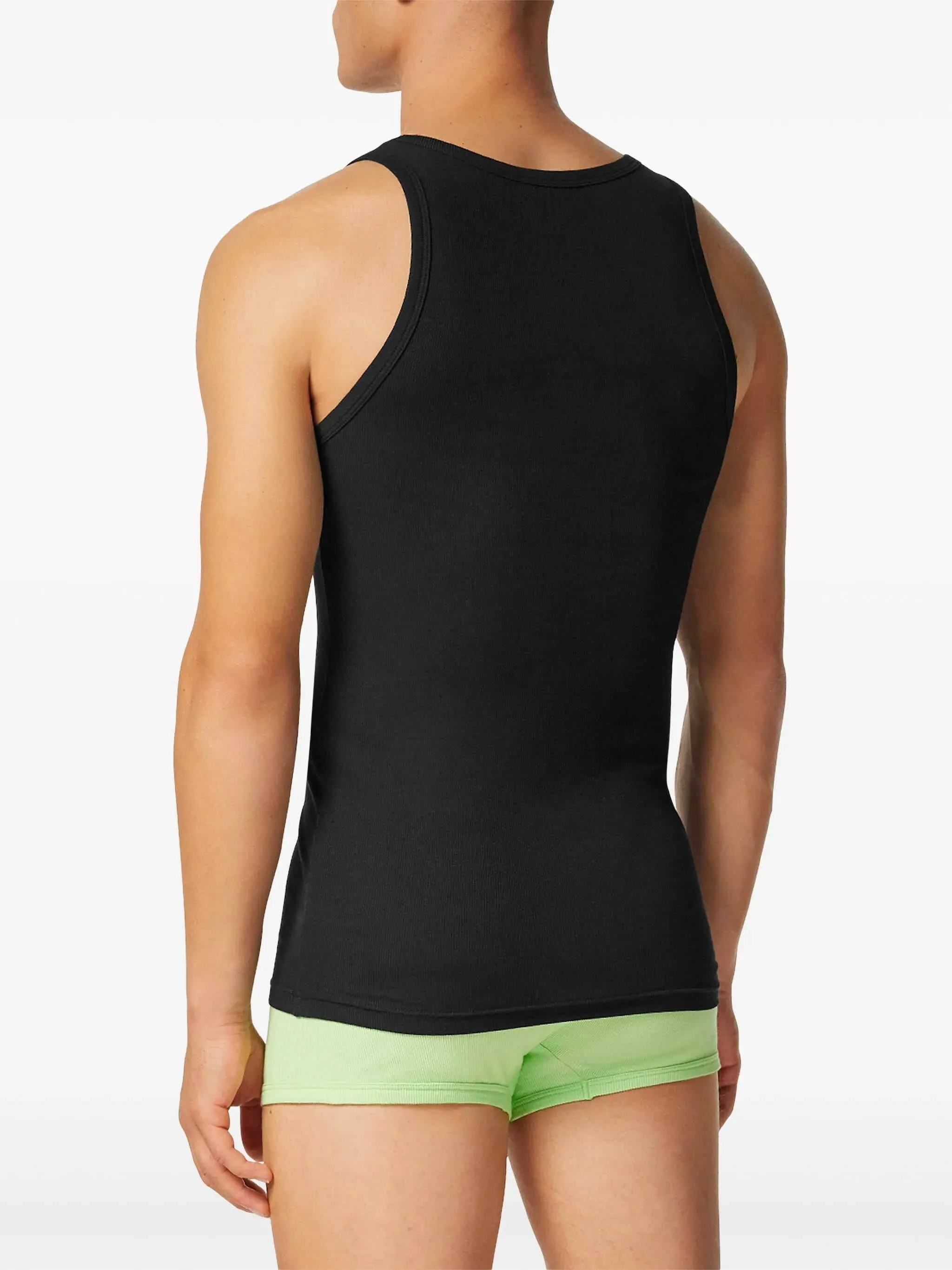 LOGO RIBBED TANK TOP sold by Lord & Taylor product image thumbnail 3