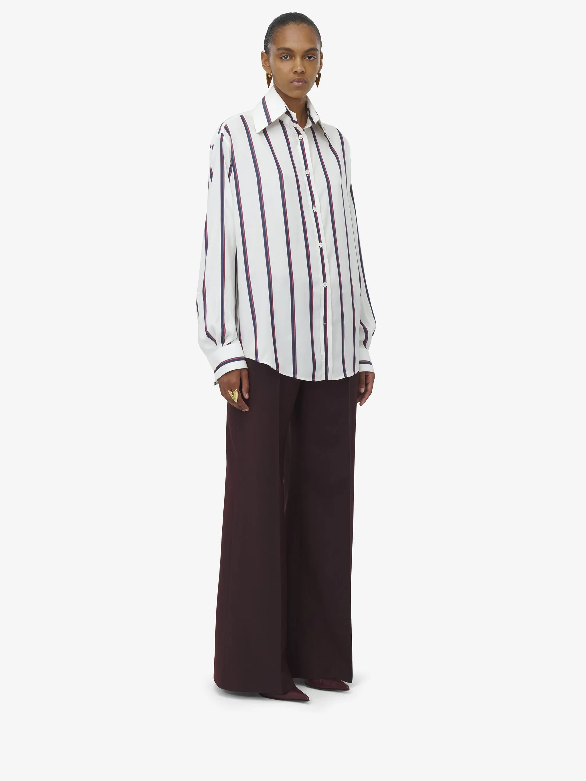 COLLEGE STRIPE SHIRT sold by Lord & Taylor product image thumbnail 4