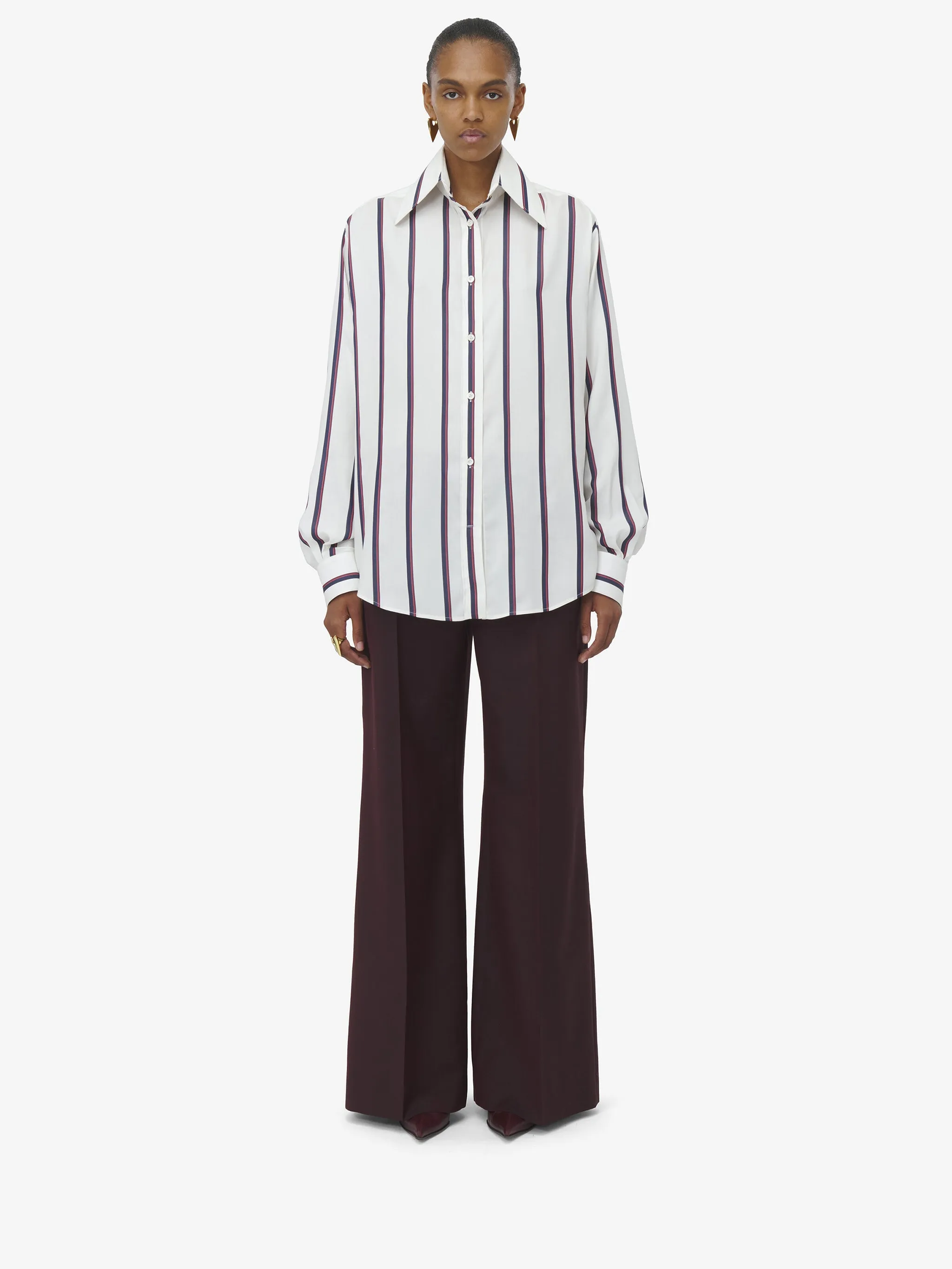 COLLEGE STRIPE SHIRT sold by Lord & Taylor product image thumbnail 2